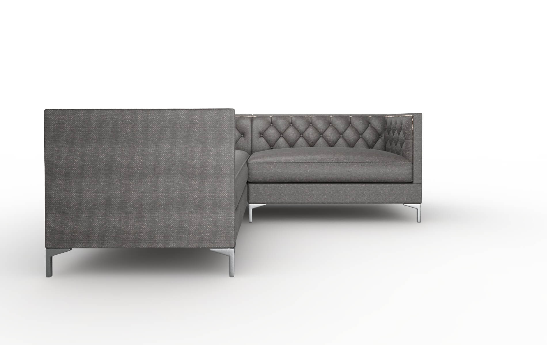 Gosford Avenger Denim Sectional metal legs 2