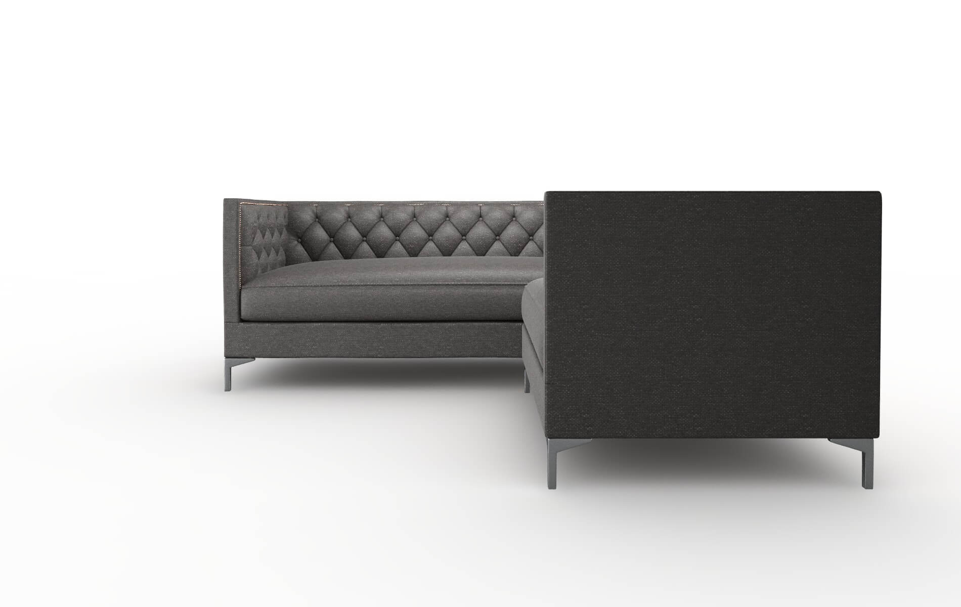 Gosford Avenger Denim Sectional metal legs 5