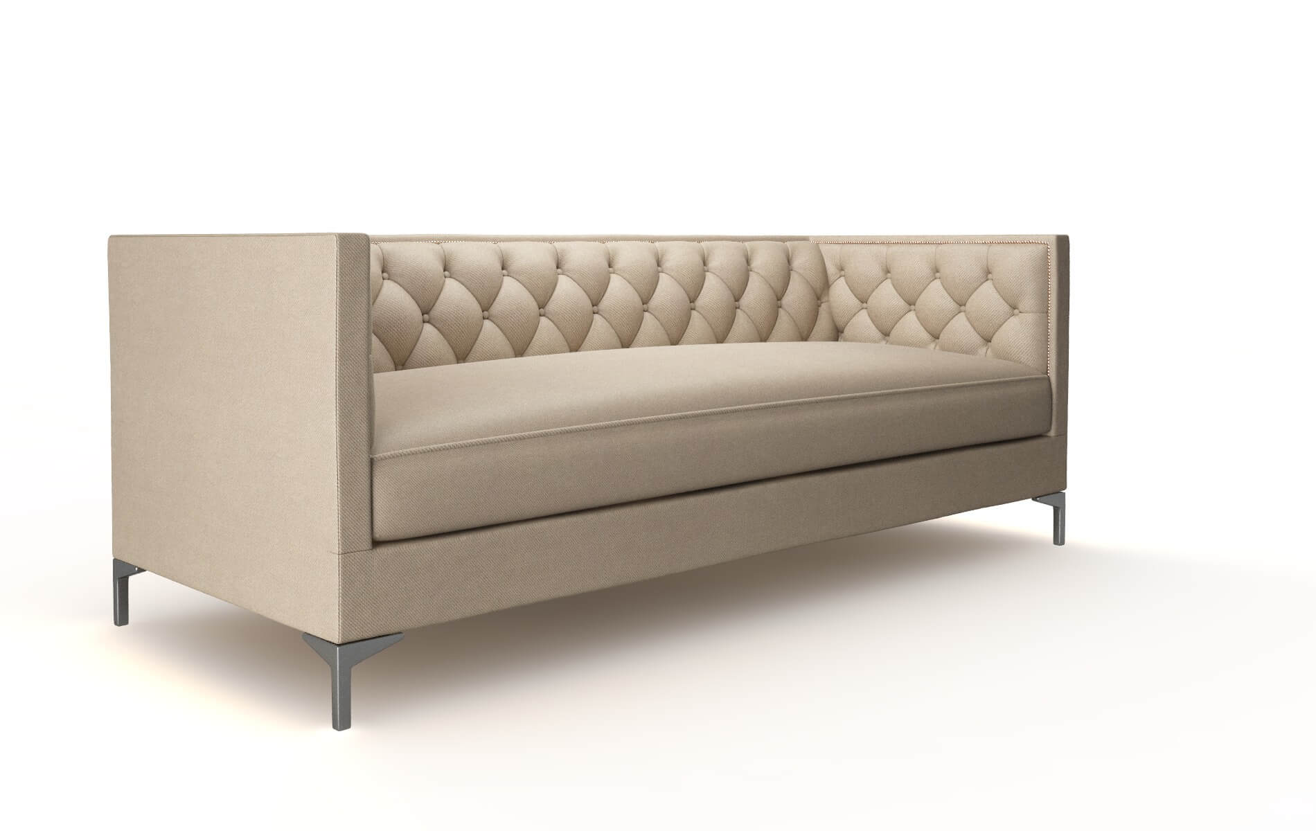 Gosford Avenger Driftwood Sofa metal legs 2