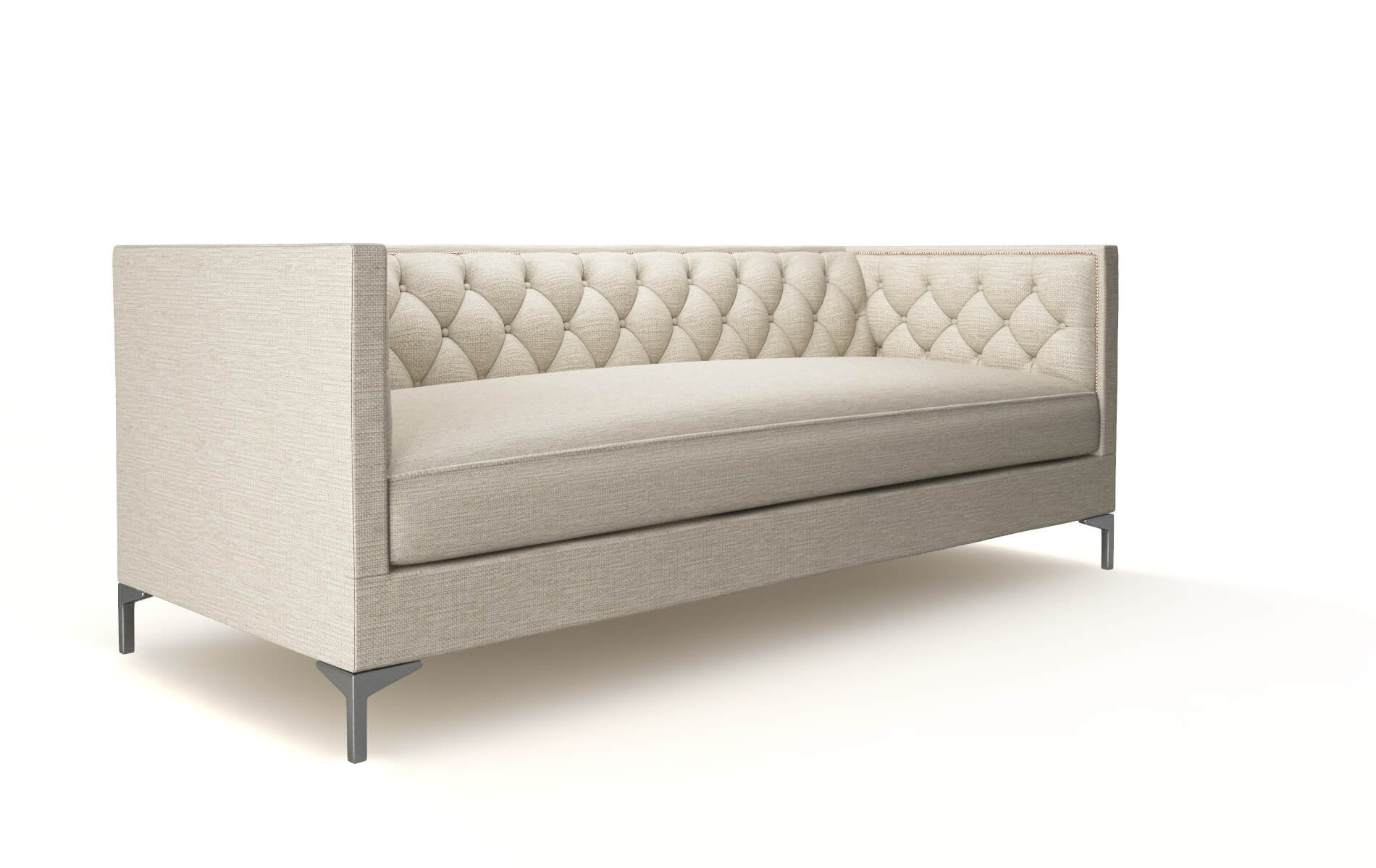 Gosford Avenger Pumice Sofa metal legs 2