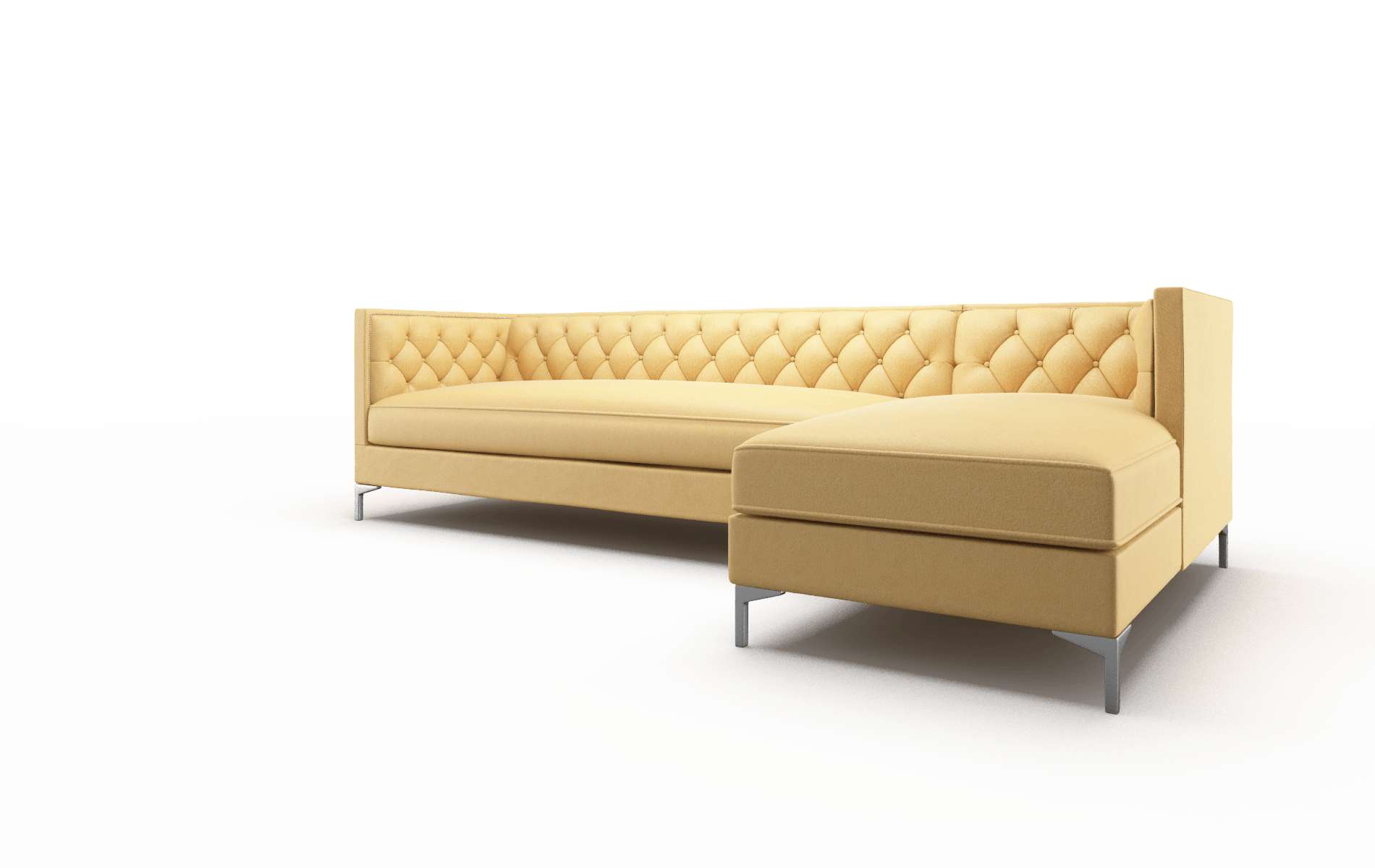 Gosford Bella Amber Panel metal legs 4