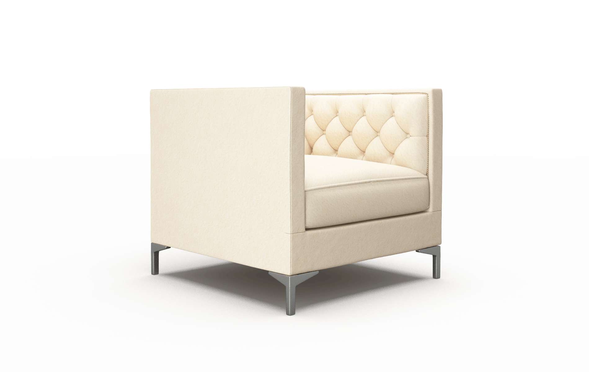 Gosford Bella Buckwheat Chair metal legs 2