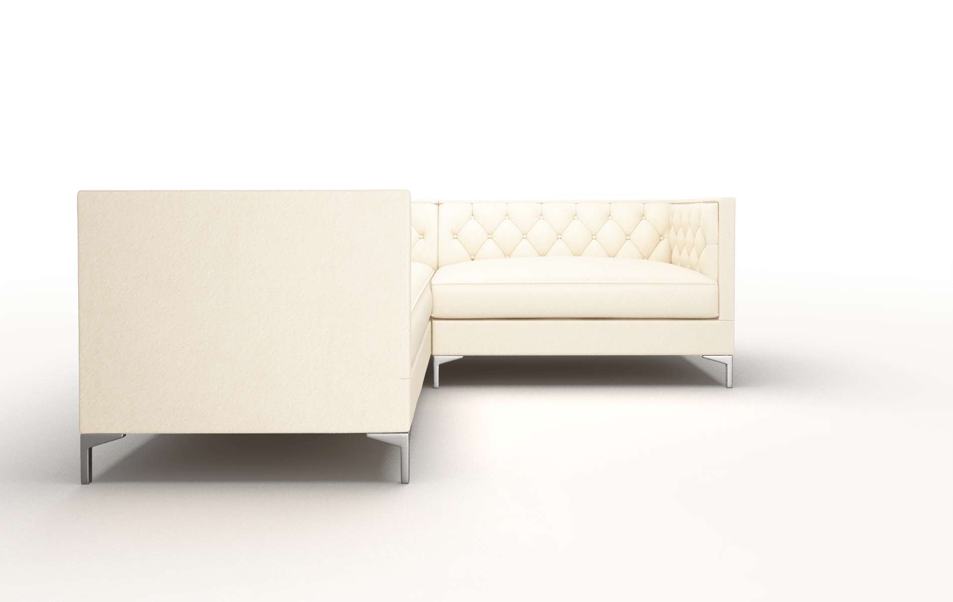 Gosford Bella Buckwheat Sectional metal legs 2