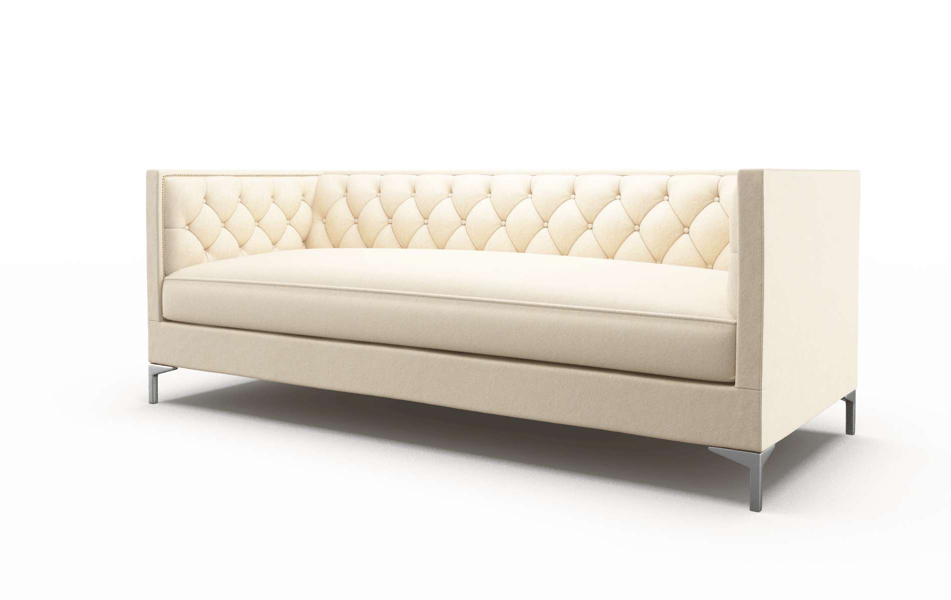 Gosford Bella Buckwheat Sofa metal legs 4