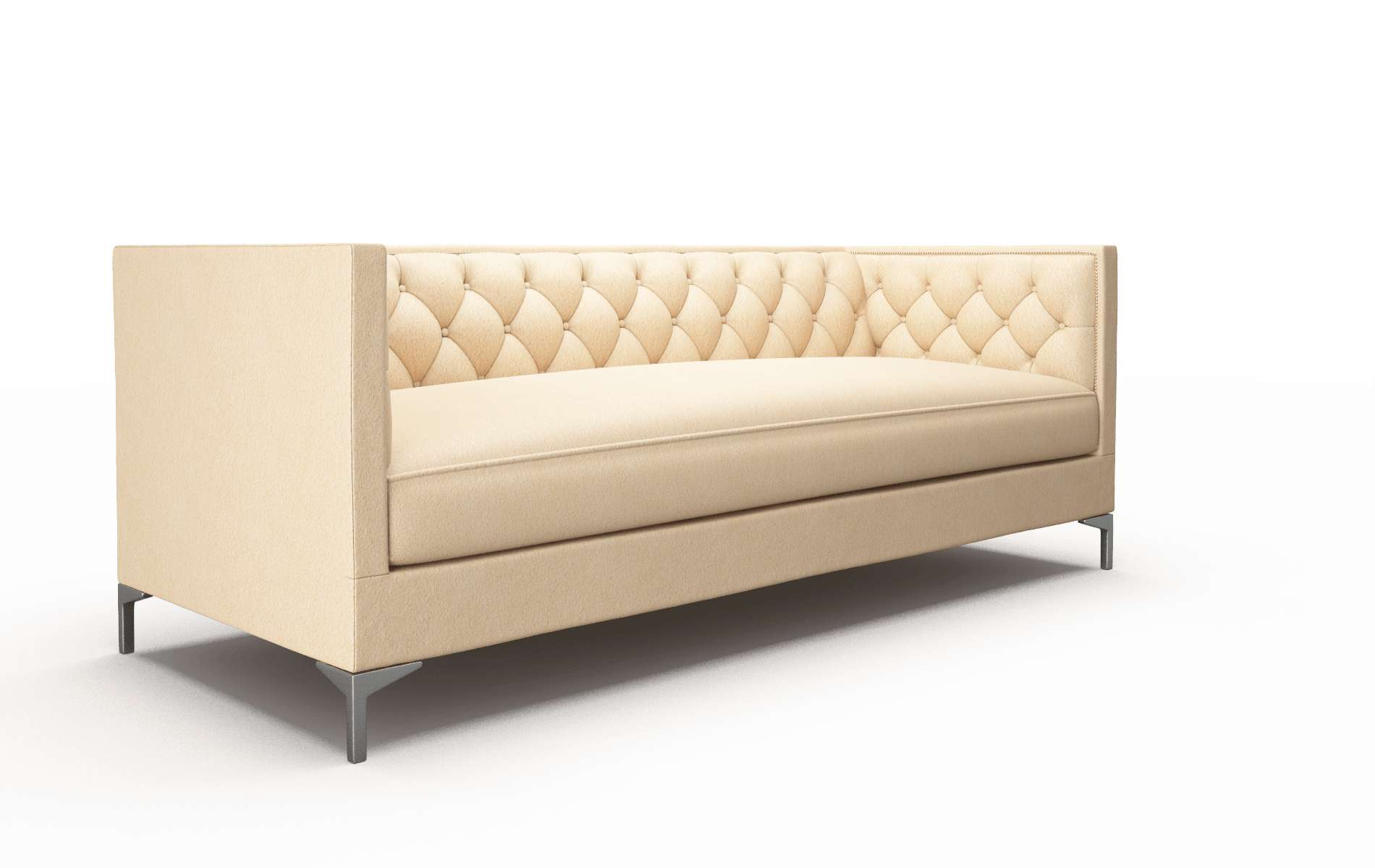 Gosford Bella Coffee Sofa metal legs 2