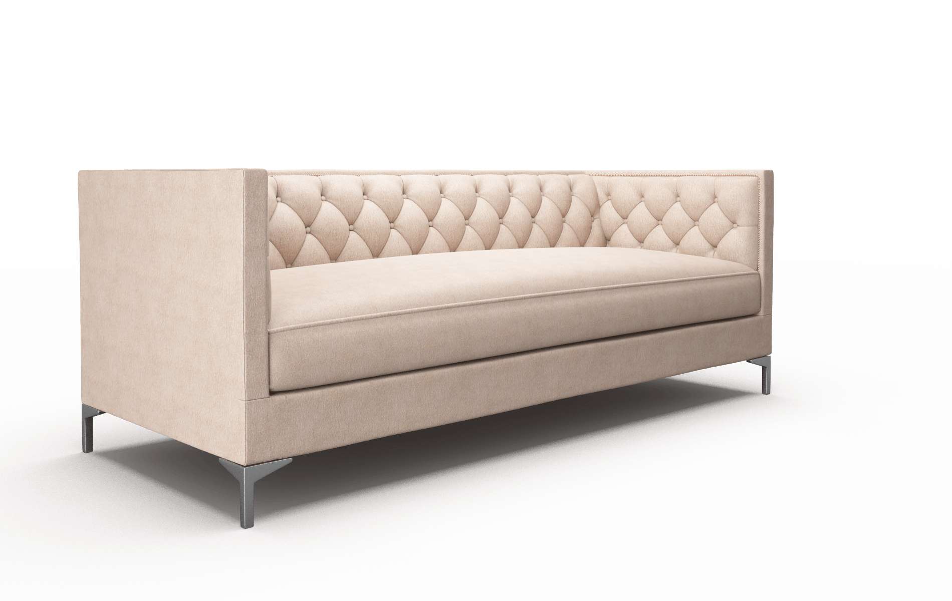 Gosford Bella Pewter Sofa metal legs 2