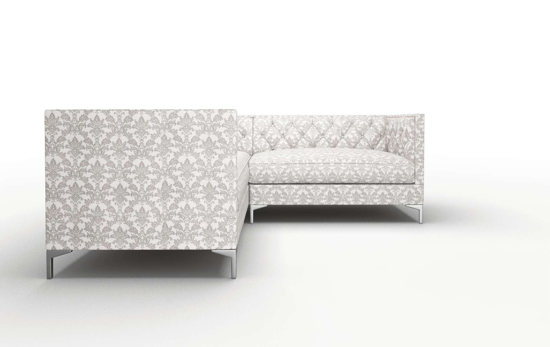 Gosford Bergamo Dove Sectional metal legs 2