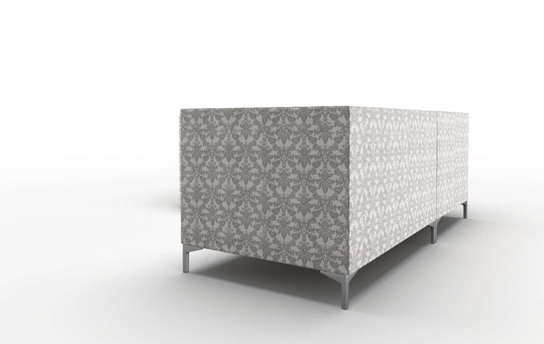 Gosford Bergamo Dove Sectional metal legs 4