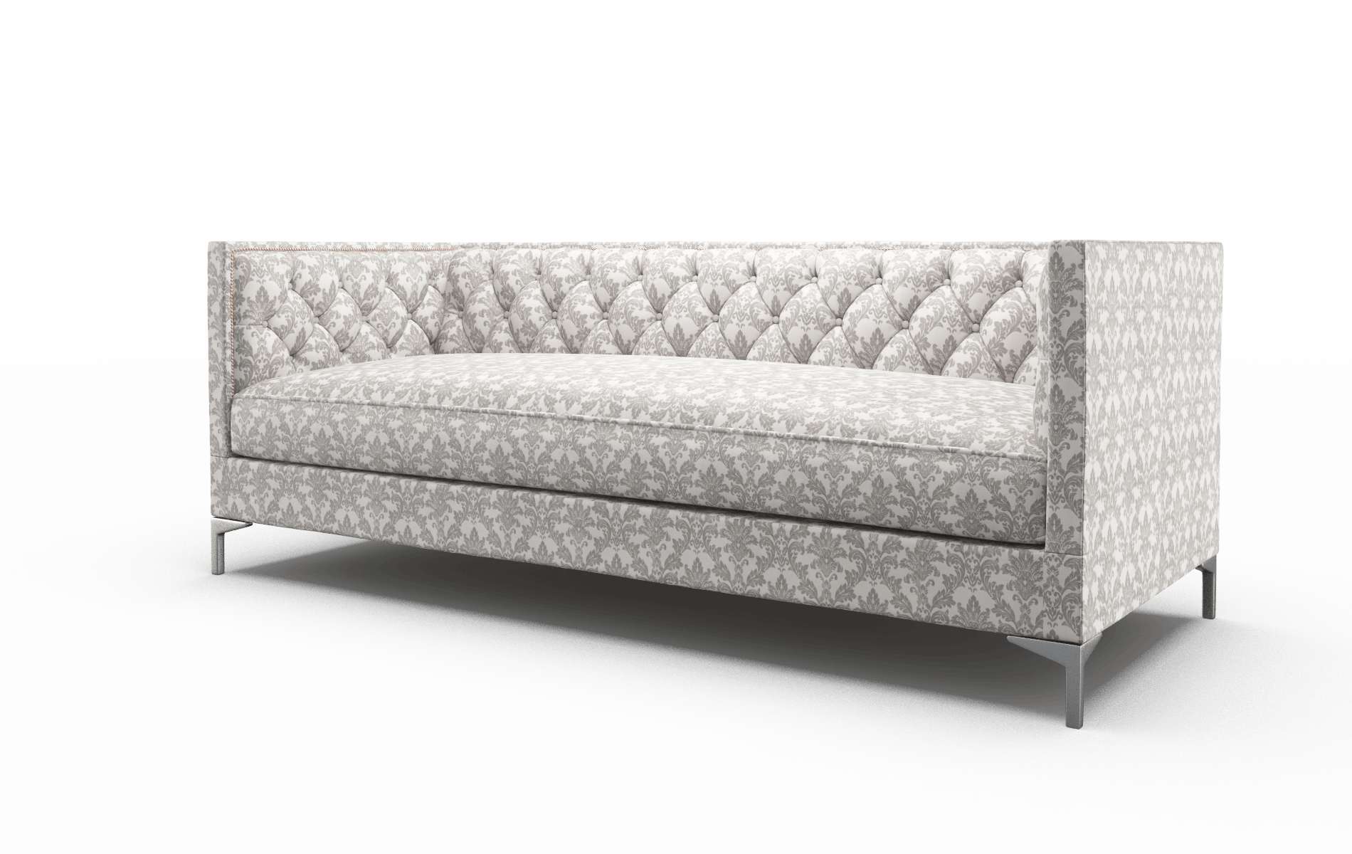 Gosford Bergamo Dove Sofa metal legs 4