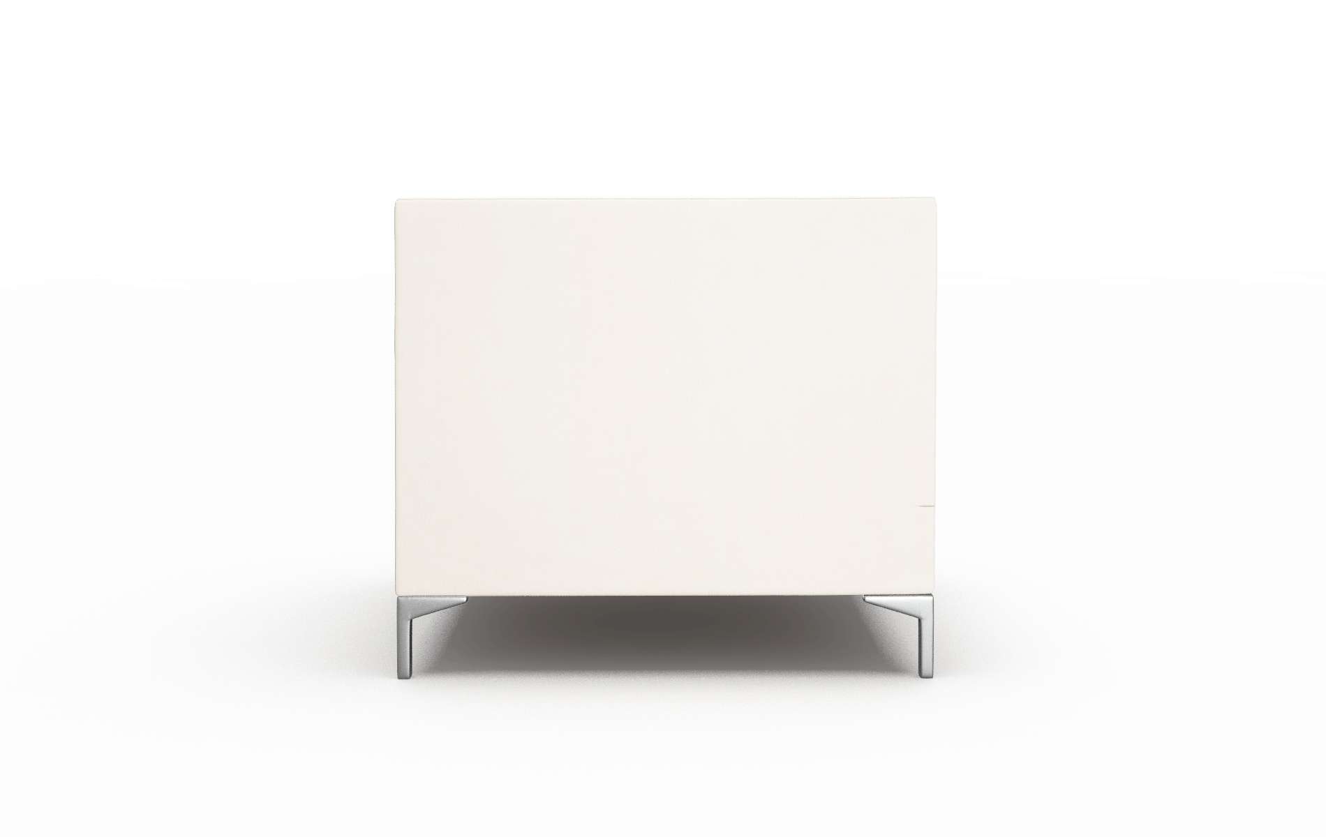 Gosford Blanche Milky Chair metal legs 3