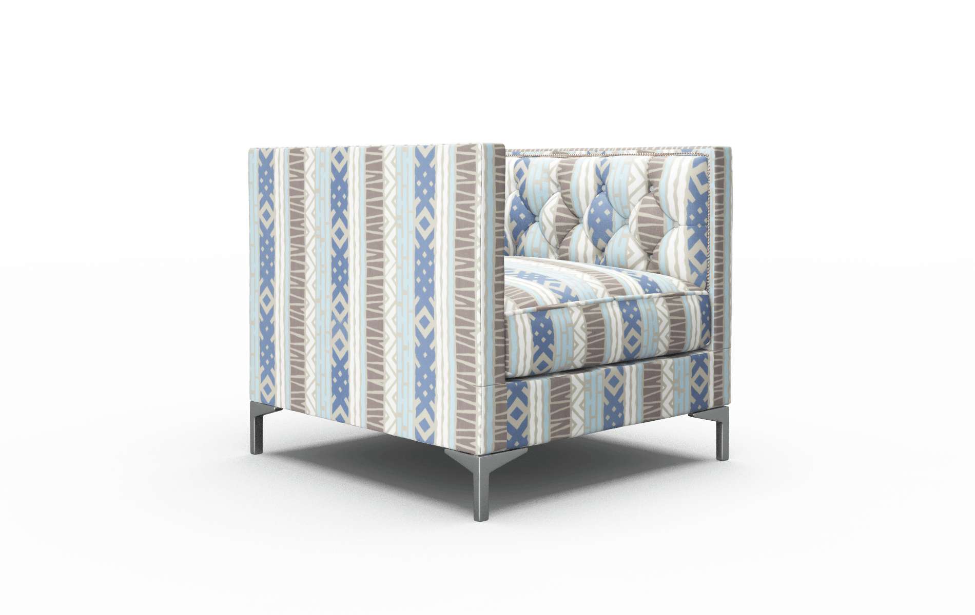 Gosford Bodhi Indigo Chair metal legs 2