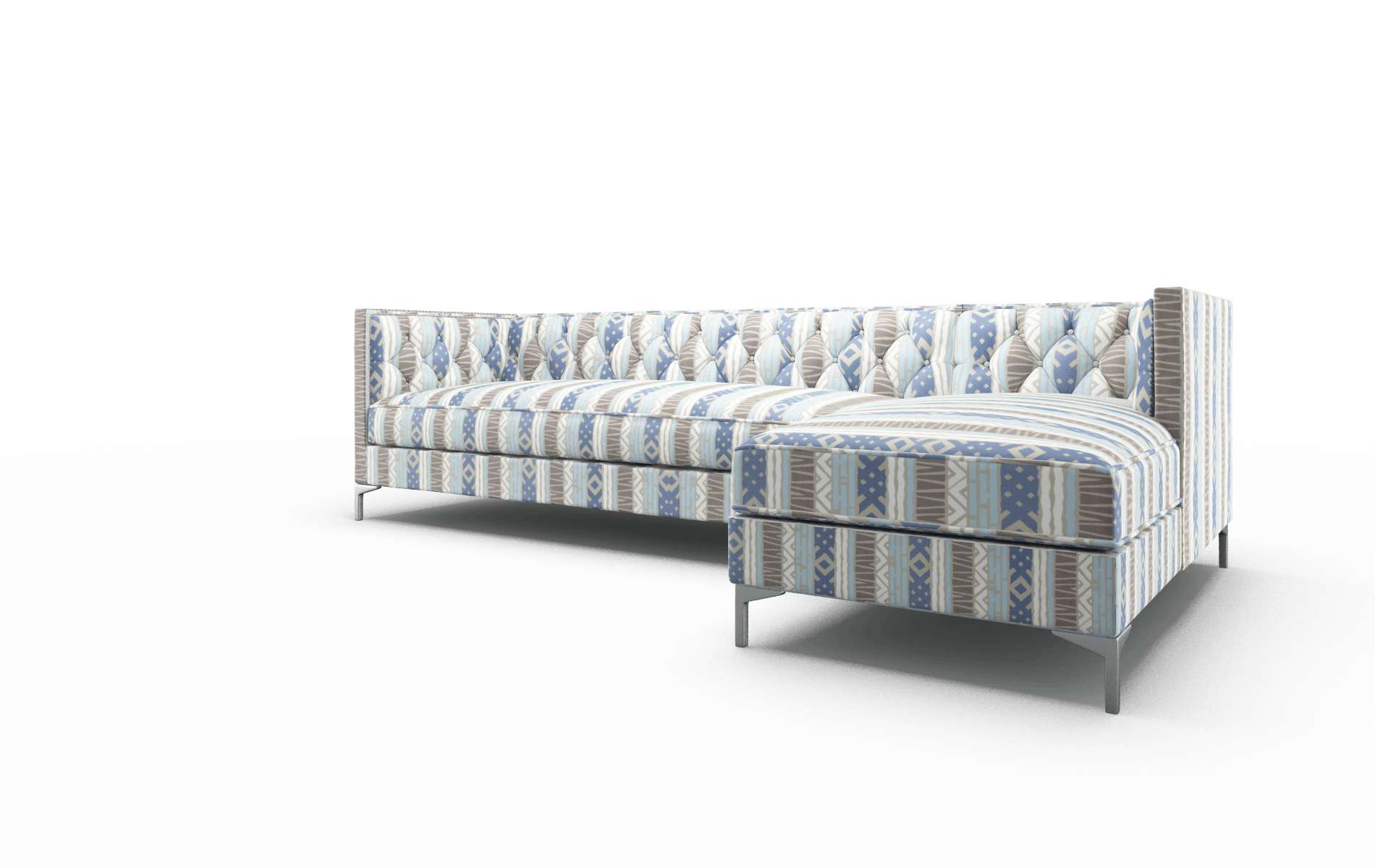 Gosford Bodhi Indigo Panel metal legs 4