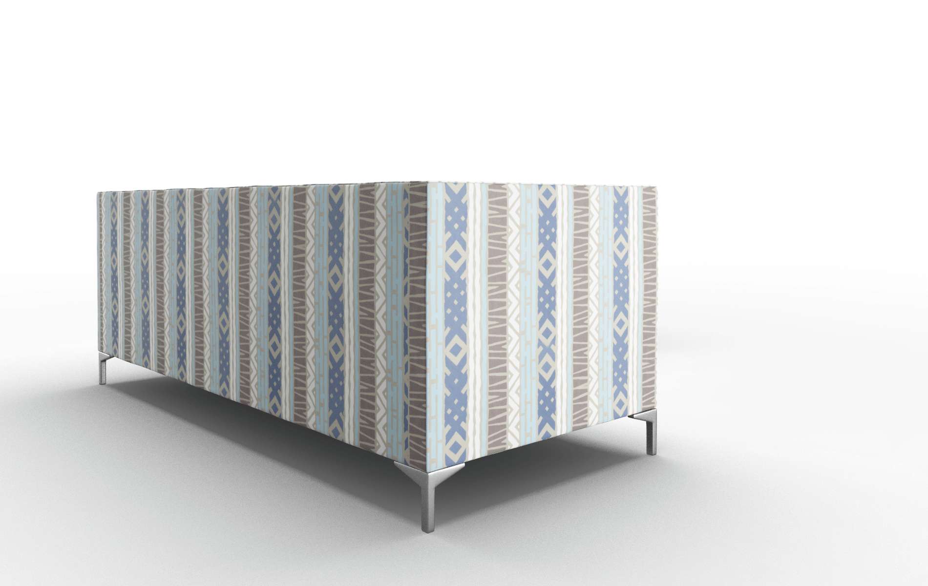 Gosford Bodhi Indigo Sectional metal legs 3