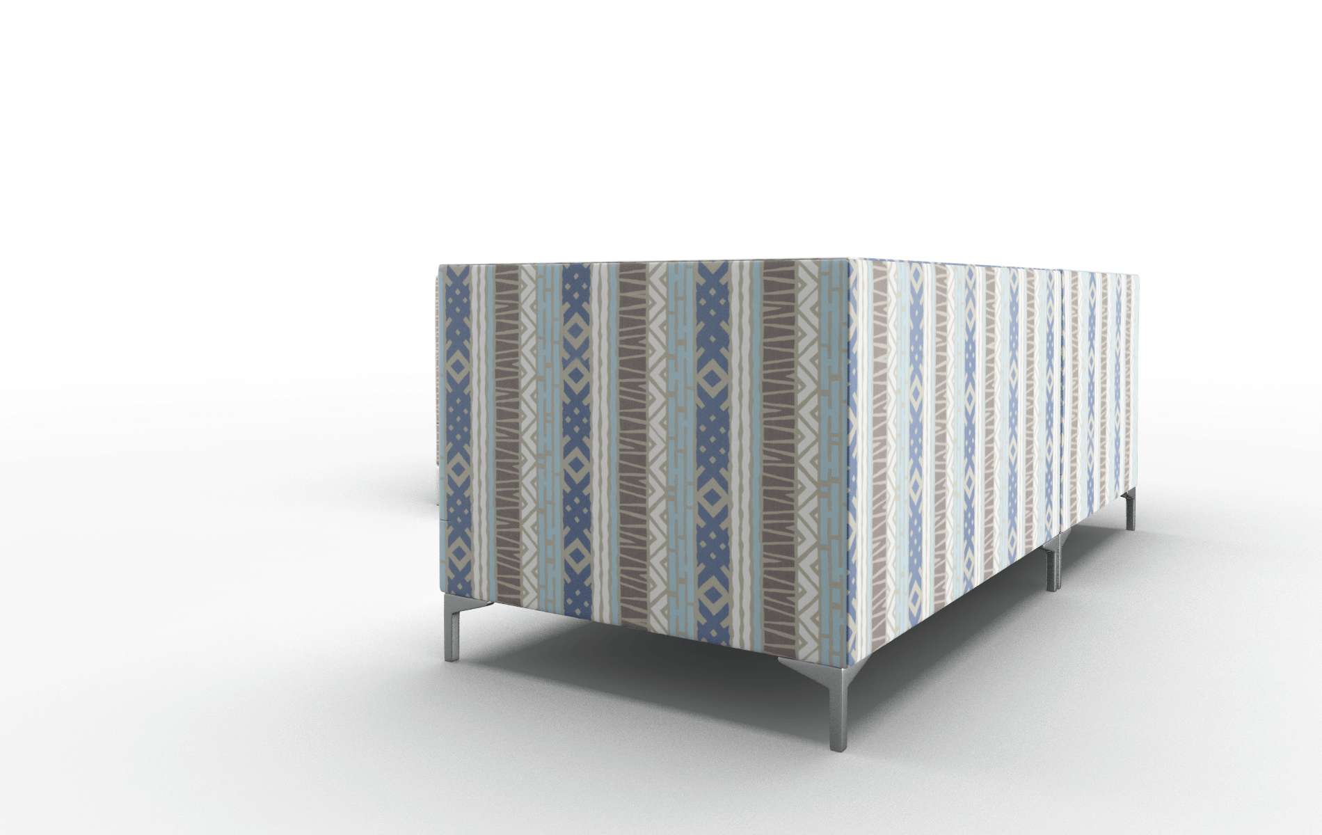 Gosford Bodhi Indigo Sectional metal legs 4