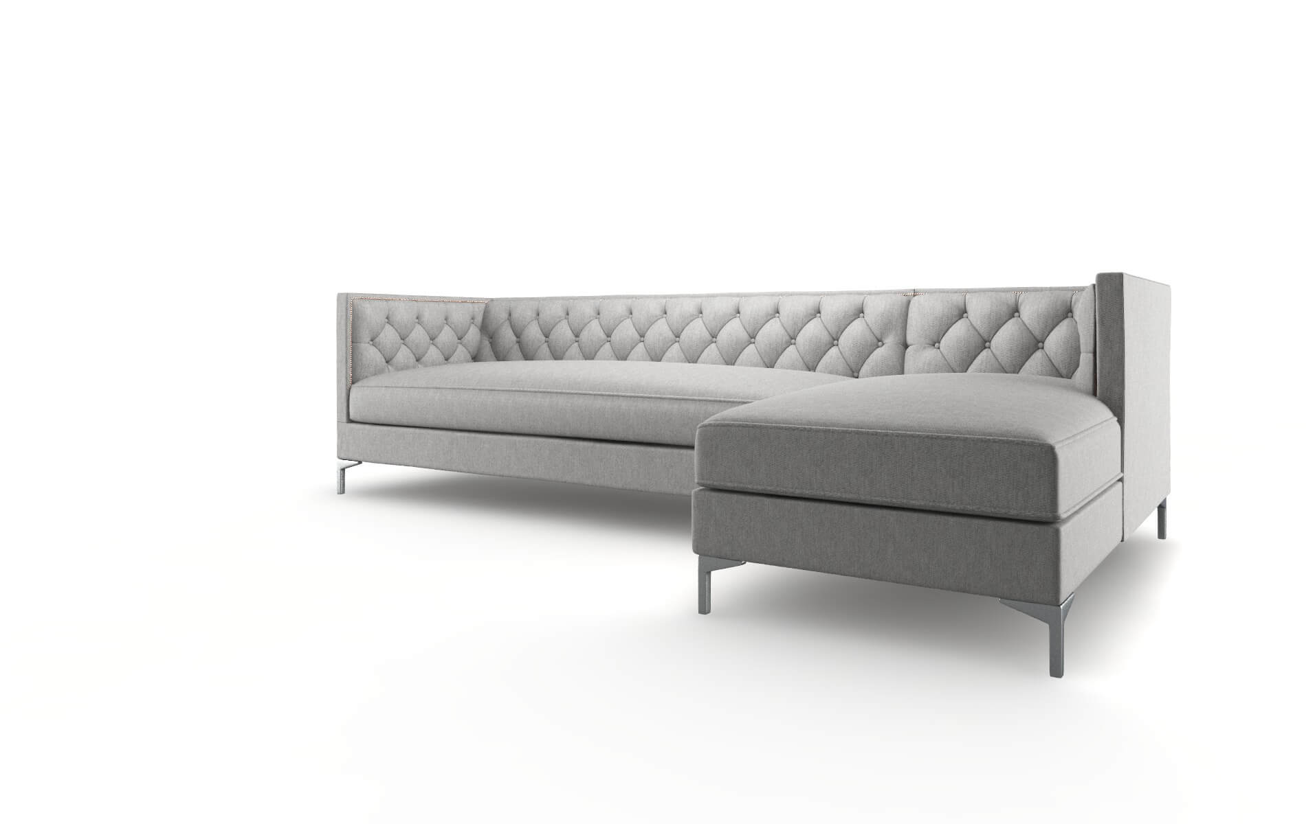 Gosford Bungalow Graphite Panel metal legs 4