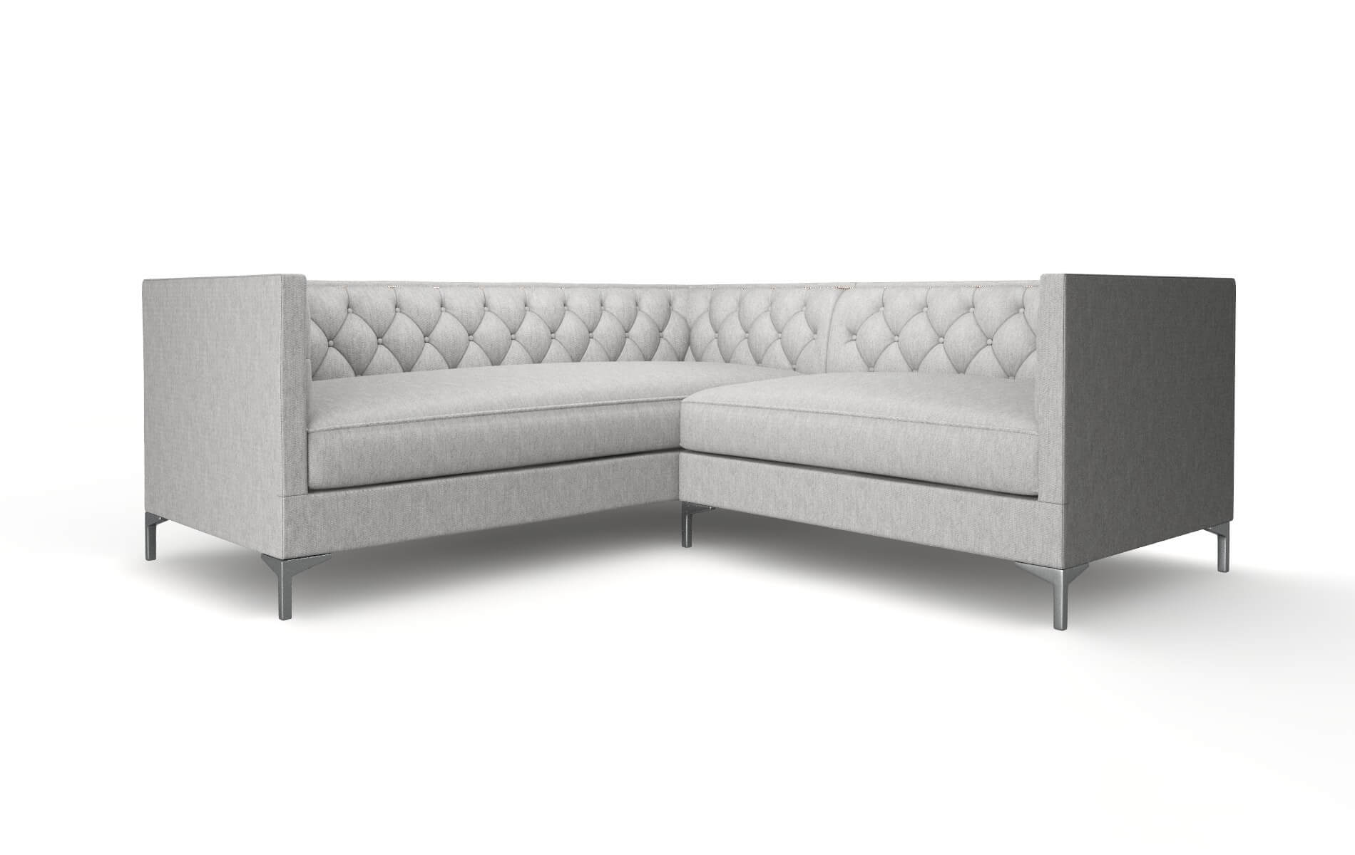 Gosford Bungalow Graphite Sectional metal legs