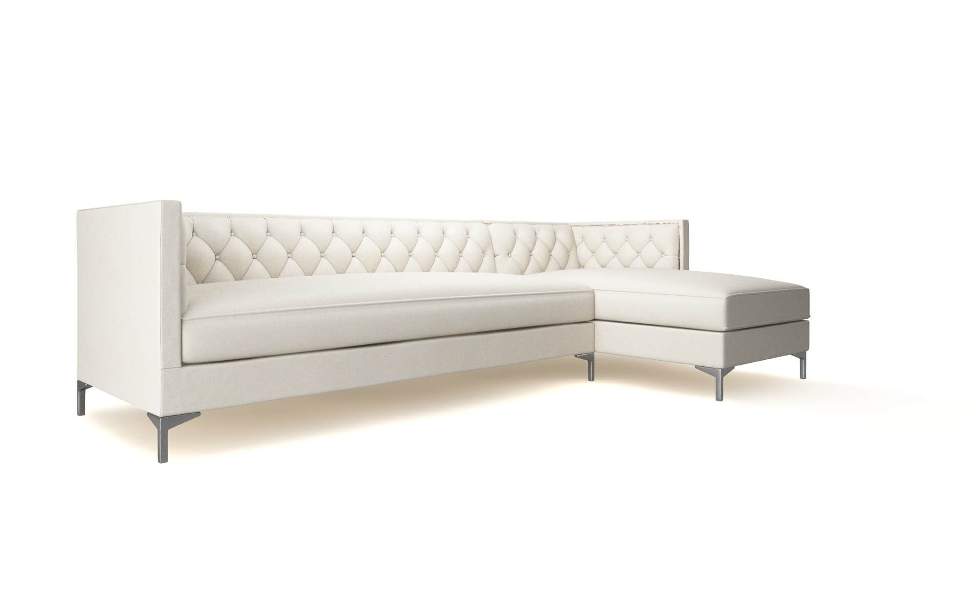 Gosford Bungalow Ivory Panel metal legs 2