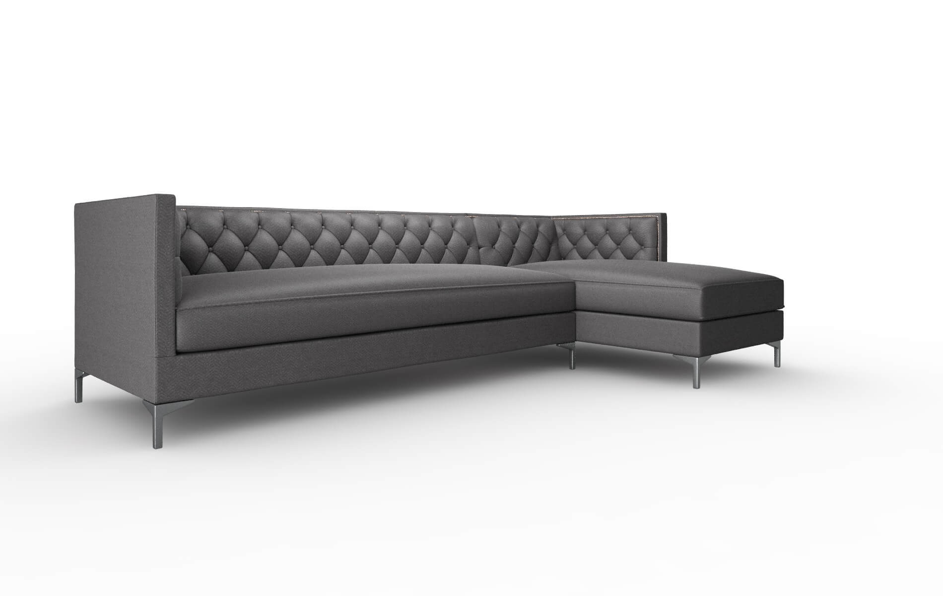 Gosford Catalina Charcoal Panel metal legs 2