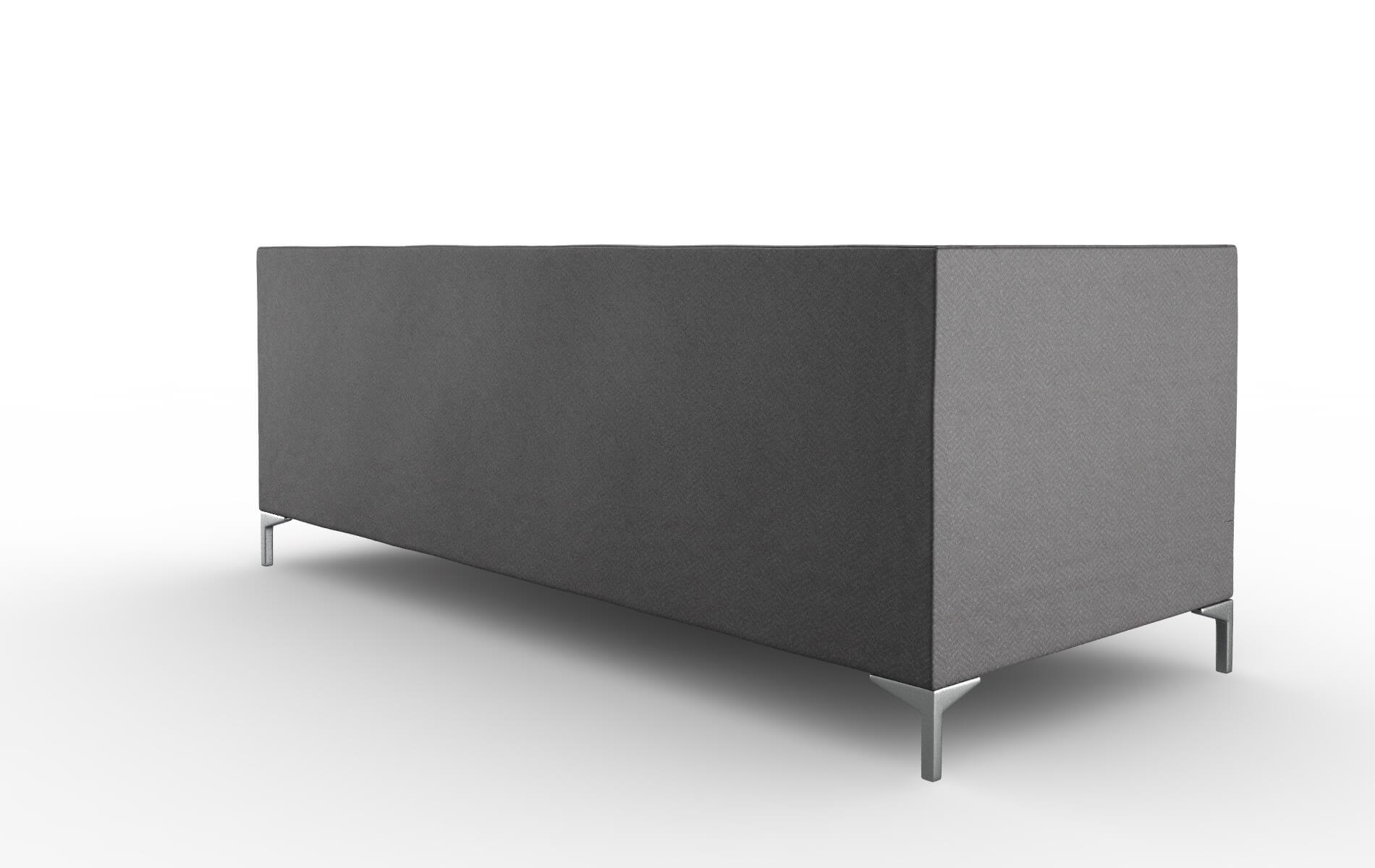 Gosford Catalina Charcoal Sofa metal legs 5