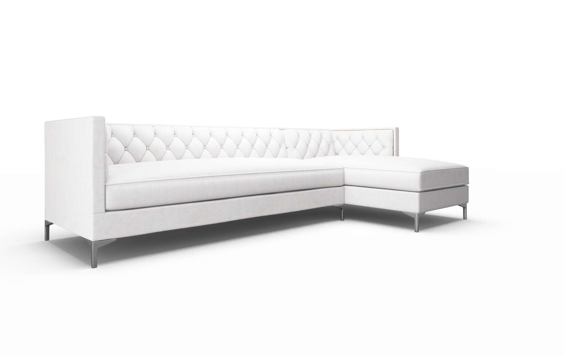 Gosford Catalina Ivory Panel metal legs 2