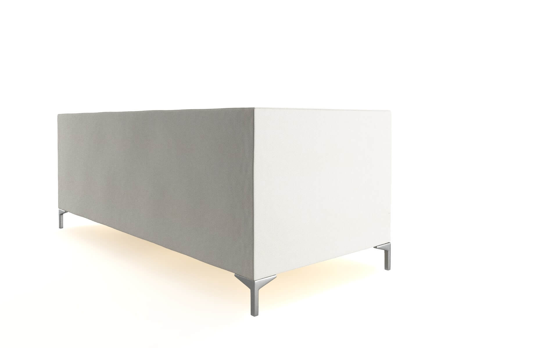 Gosford Chance Bone Sectional metal legs 3