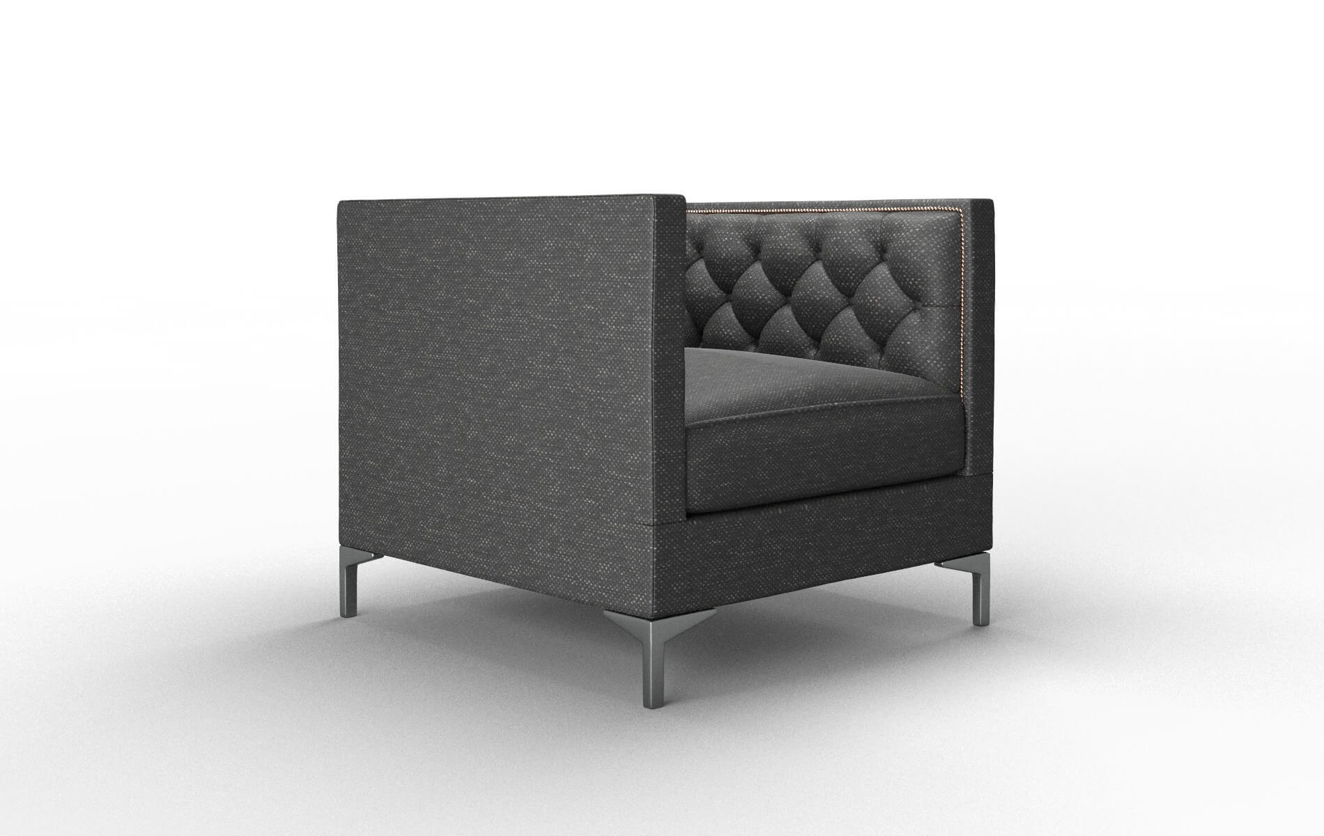 Gosford Chance Denim Chair metal legs 2