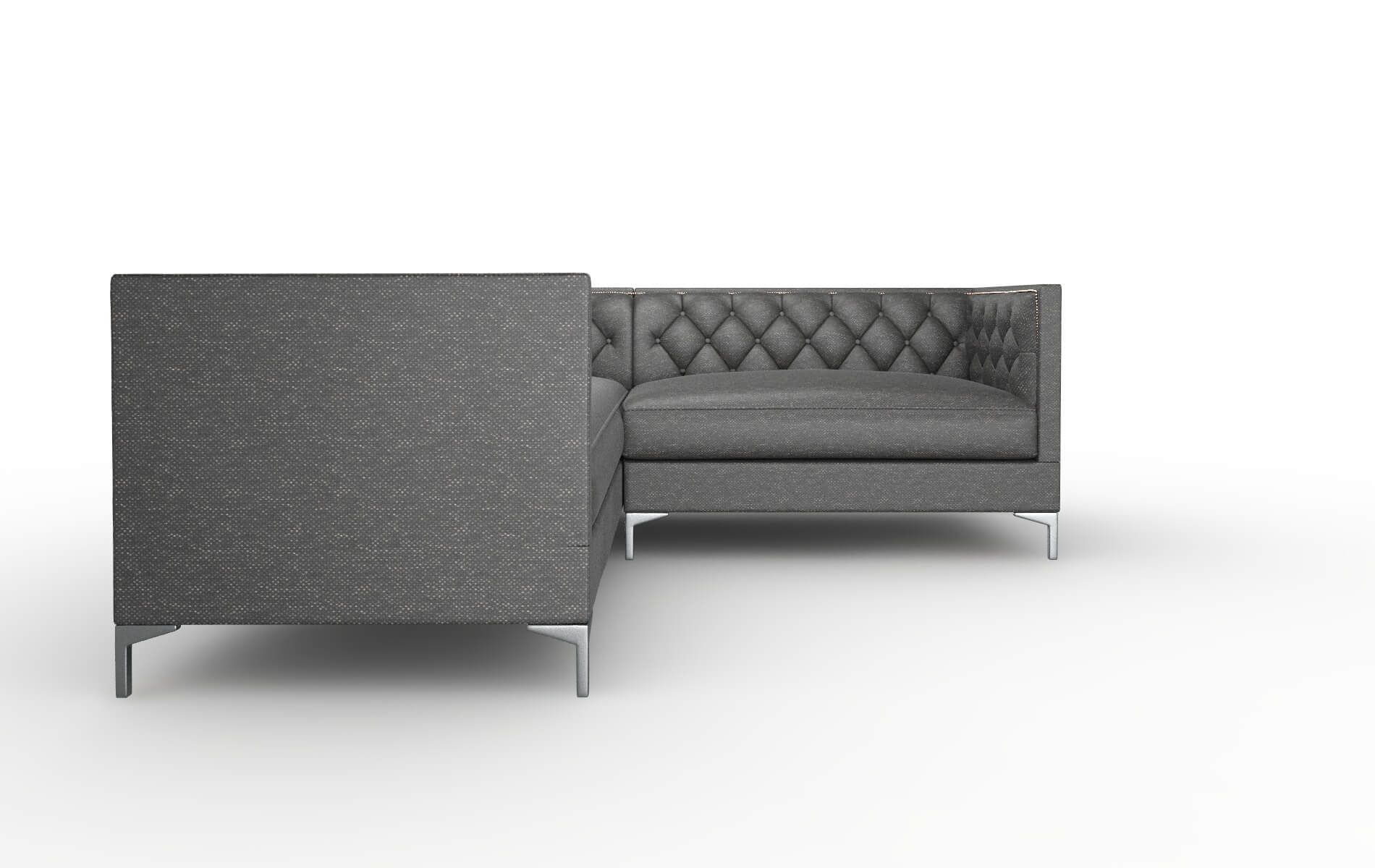 Gosford Chance Denim Sectional metal legs 2