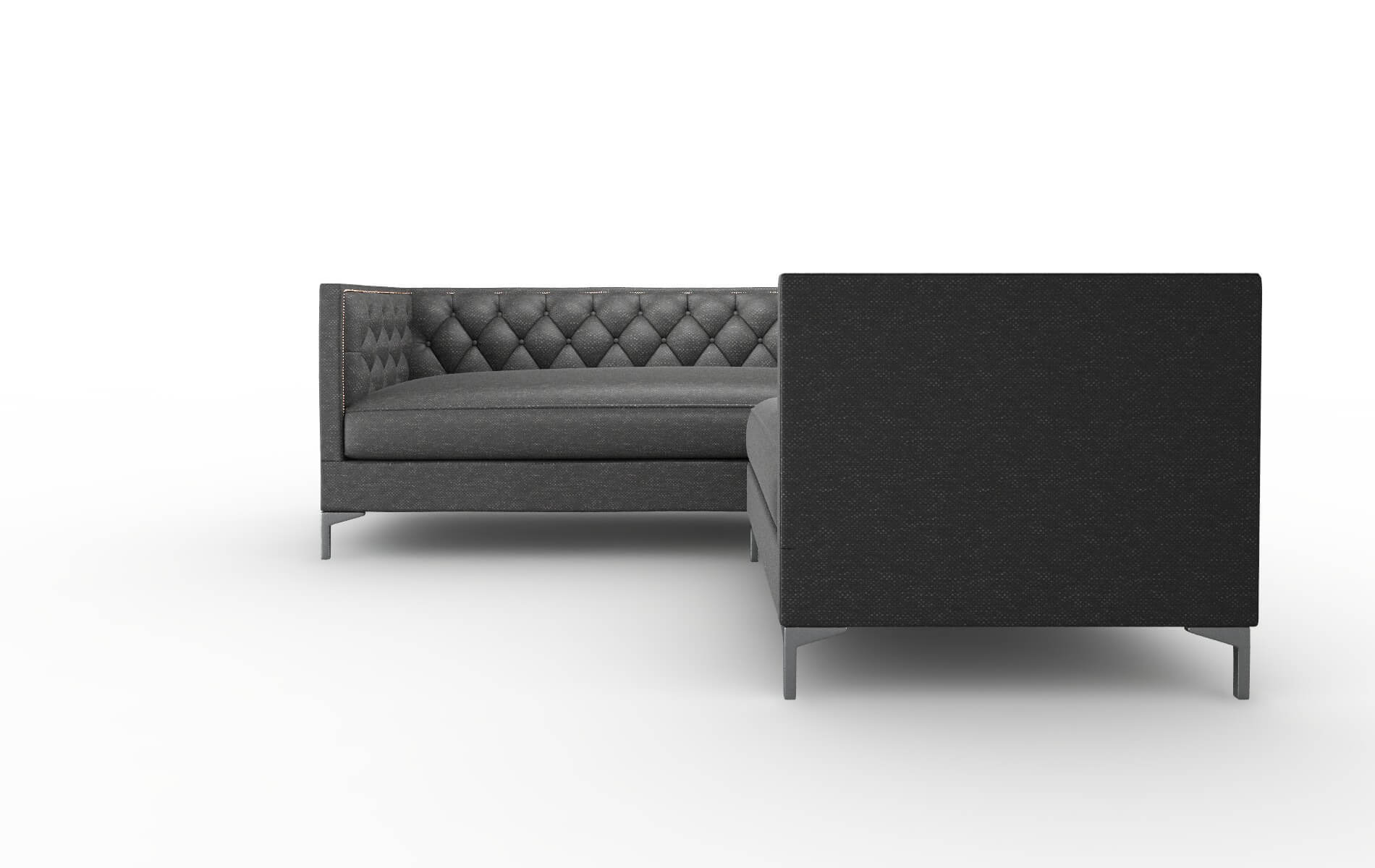 Gosford Chance Denim Sectional metal legs 5