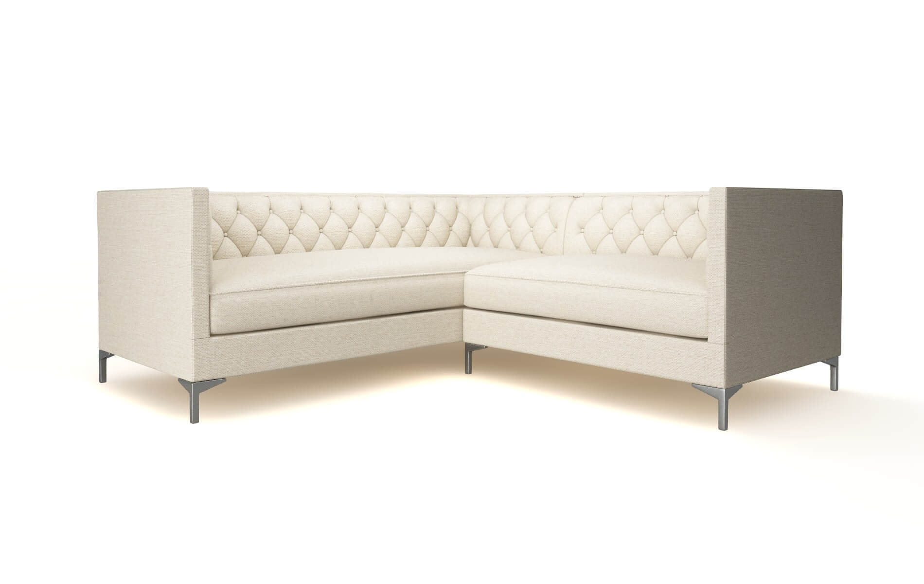 Gosford Chance Sand Sectional metal legs 1
