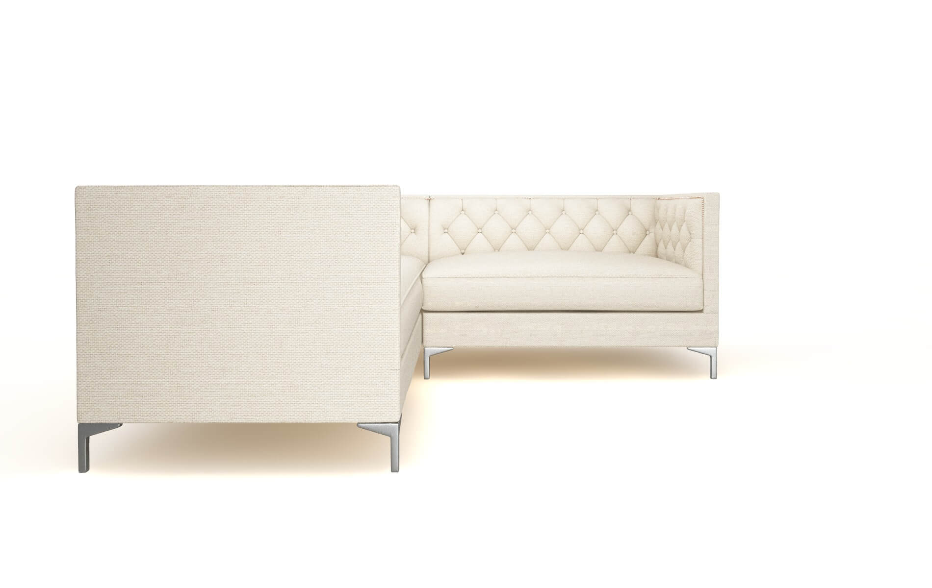 Gosford Chance Sand Sectional metal legs 2