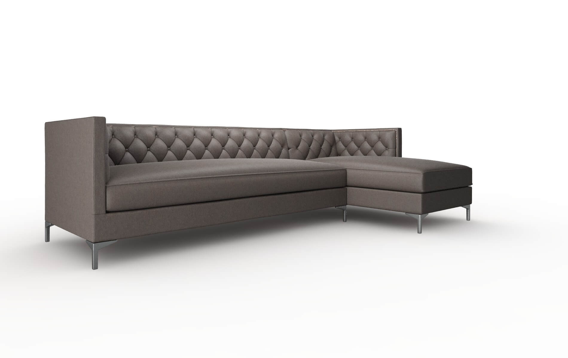 Gosford Cosmo Chocolate Panel metal legs 2