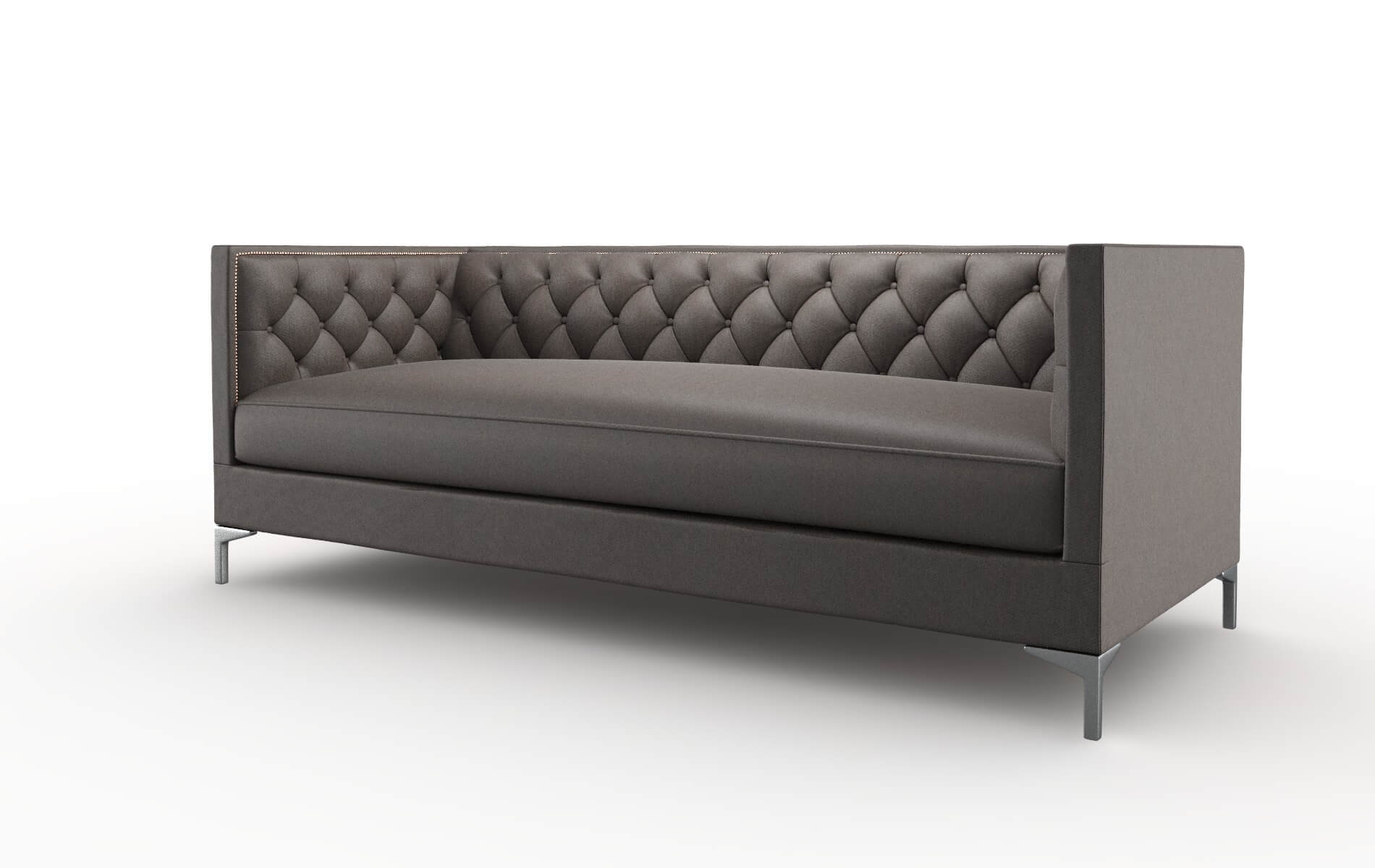 Gosford Cosmo Chocolate Sofa metal legs 4
