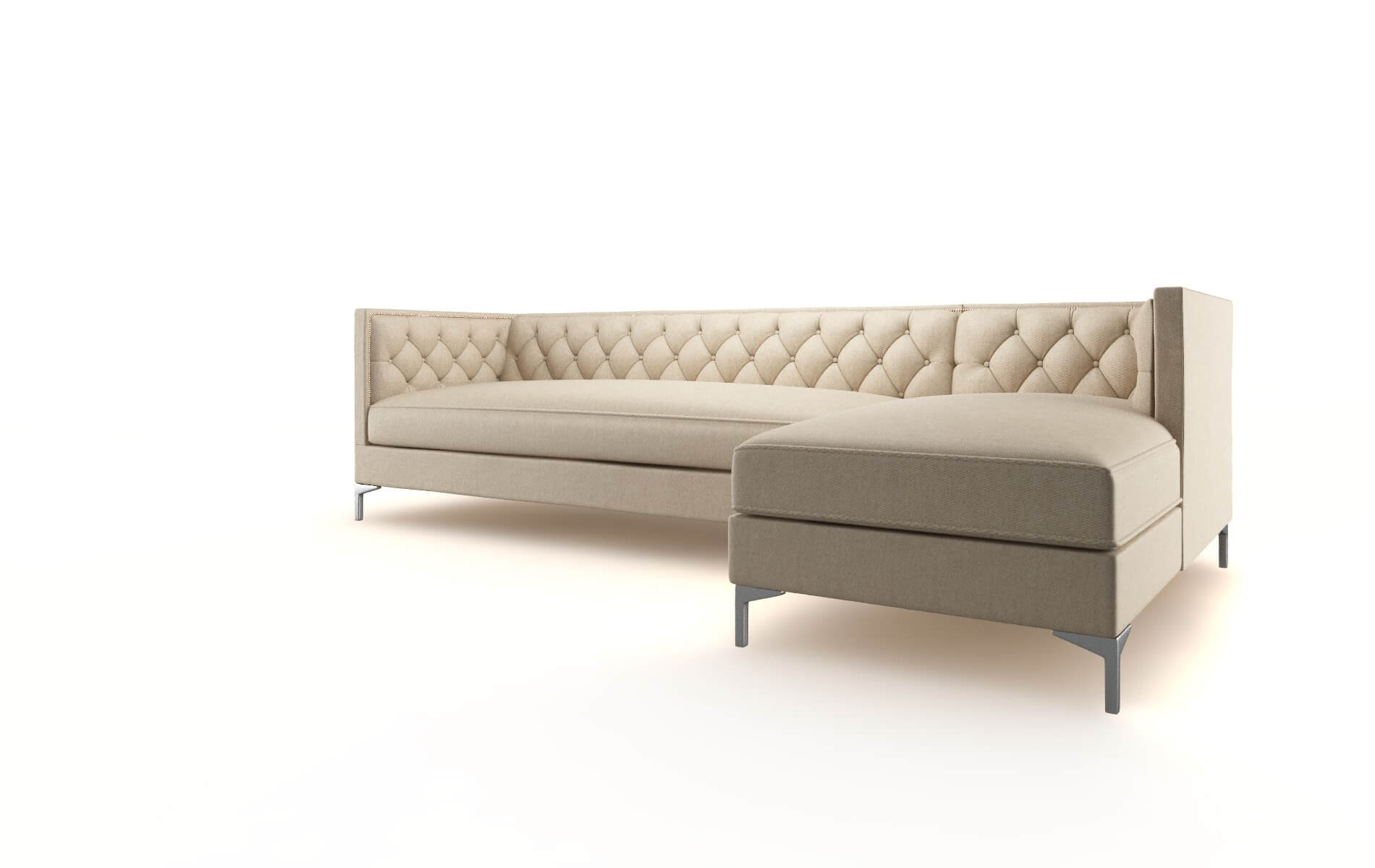 Gosford Cosmo Fawn Panel metal legs 4