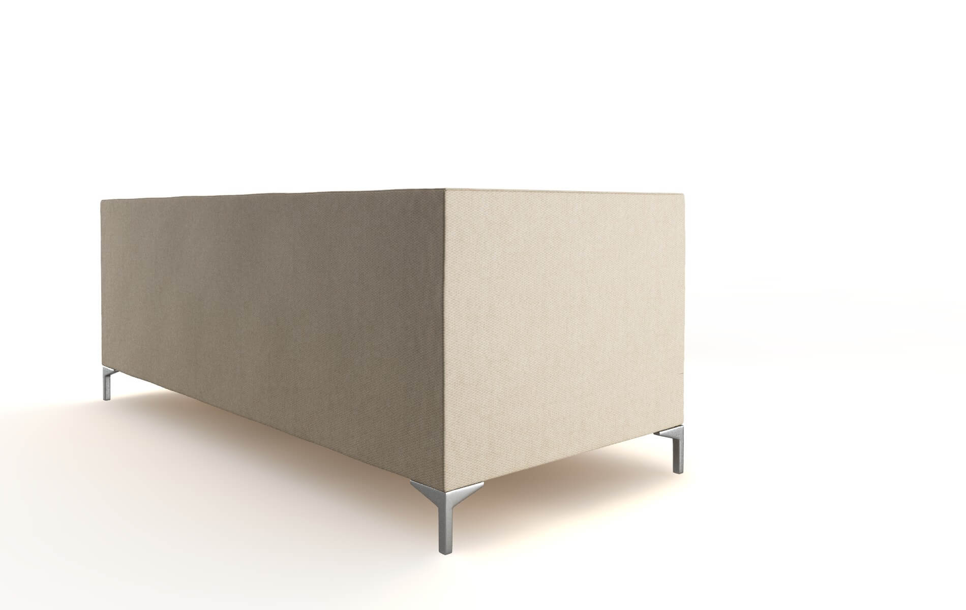 Gosford Cosmo Fawn Sectional metal legs 3