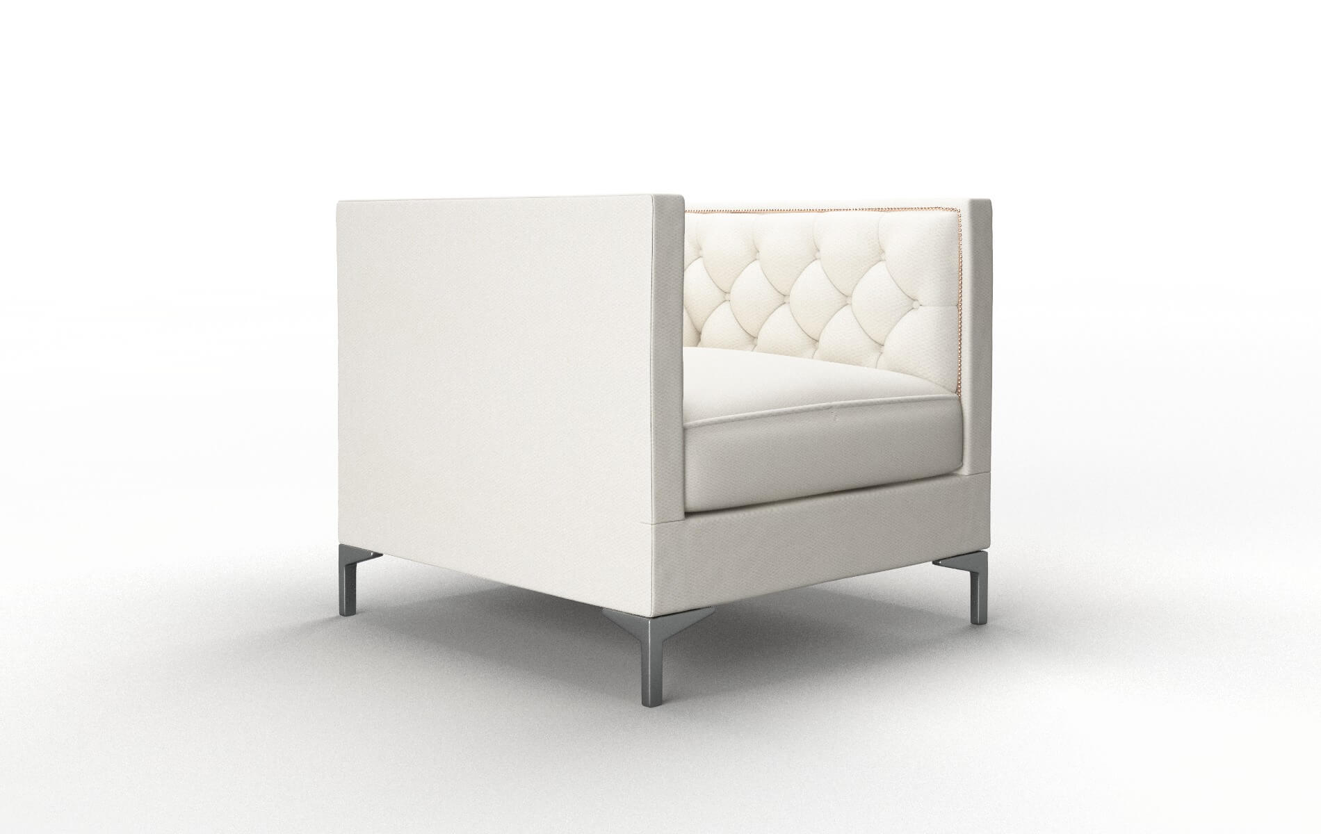 Gosford Cosmo Ivory Chair metal legs 2