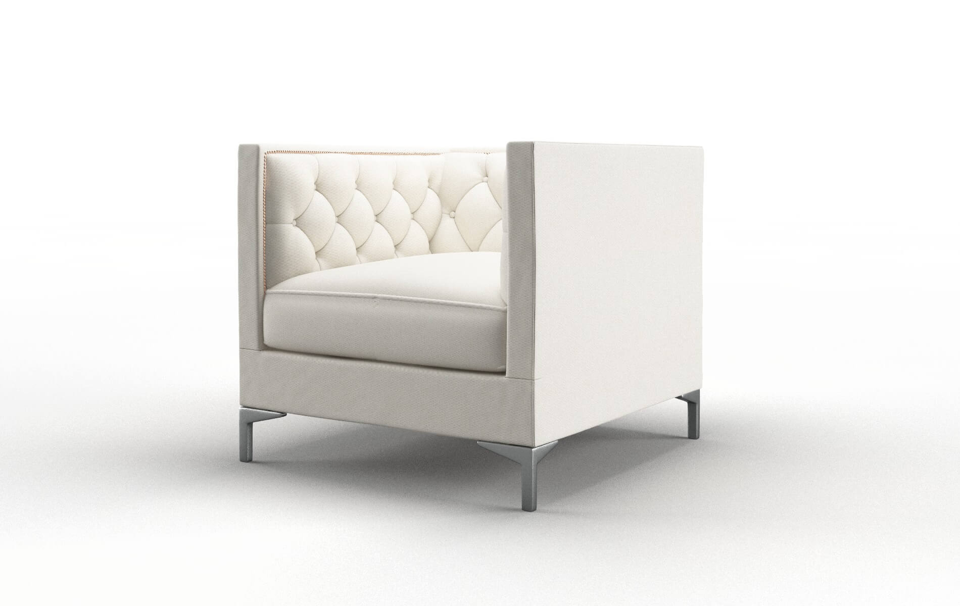 Gosford Cosmo Ivory Chair metal legs 4