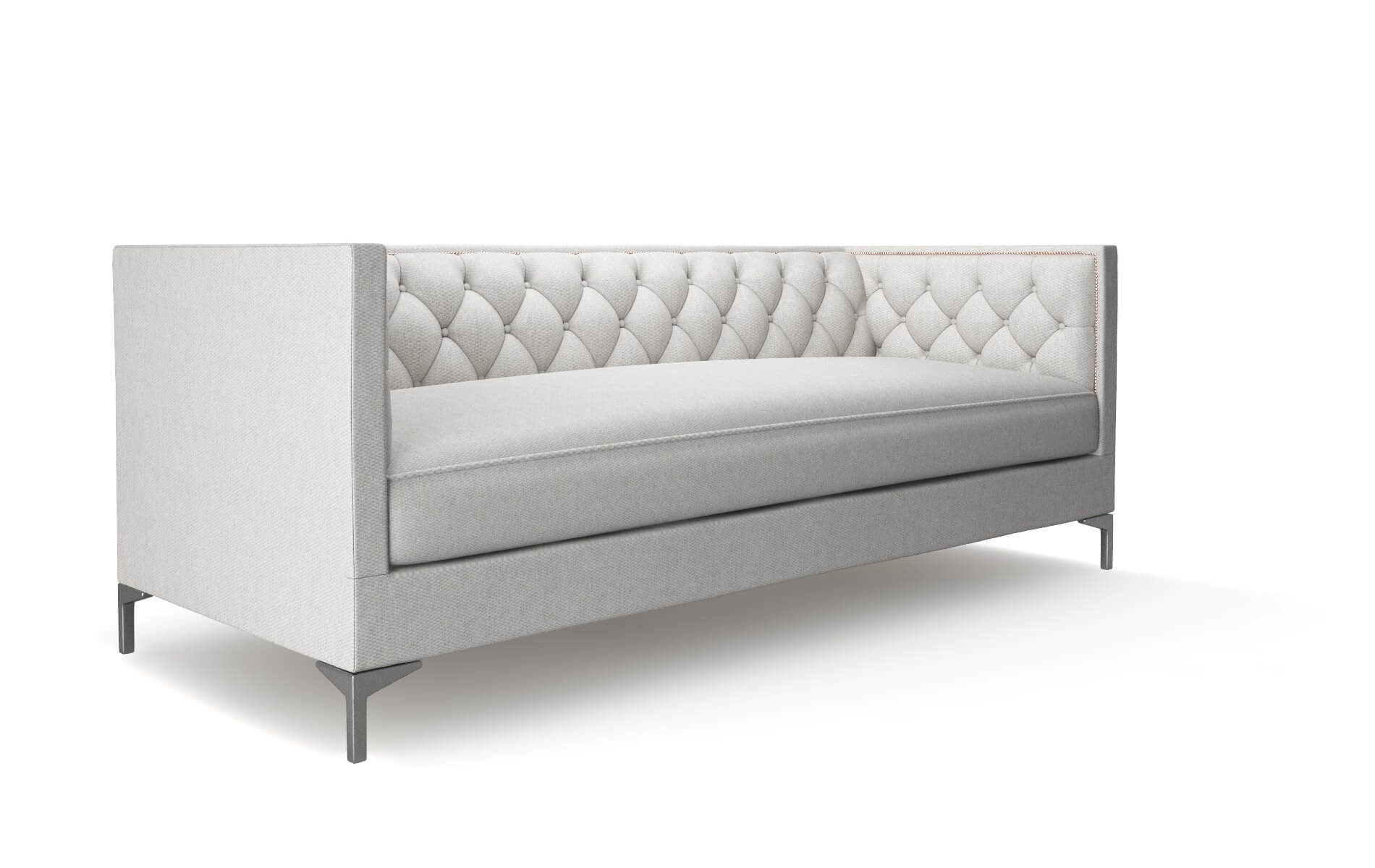 Gosford Cosmo Silver Sofa metal legs 2