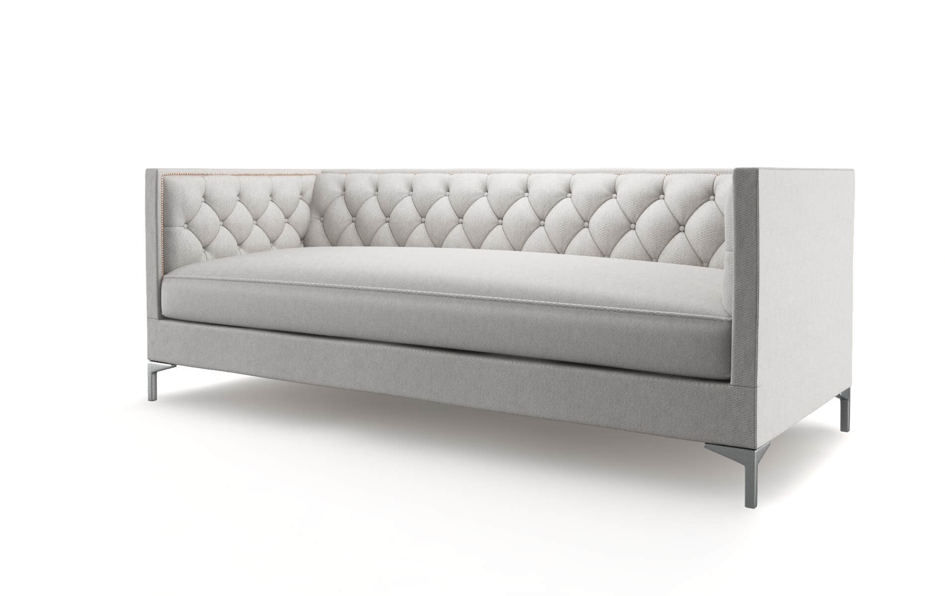 Gosford Cosmo Silver Sofa metal legs 4