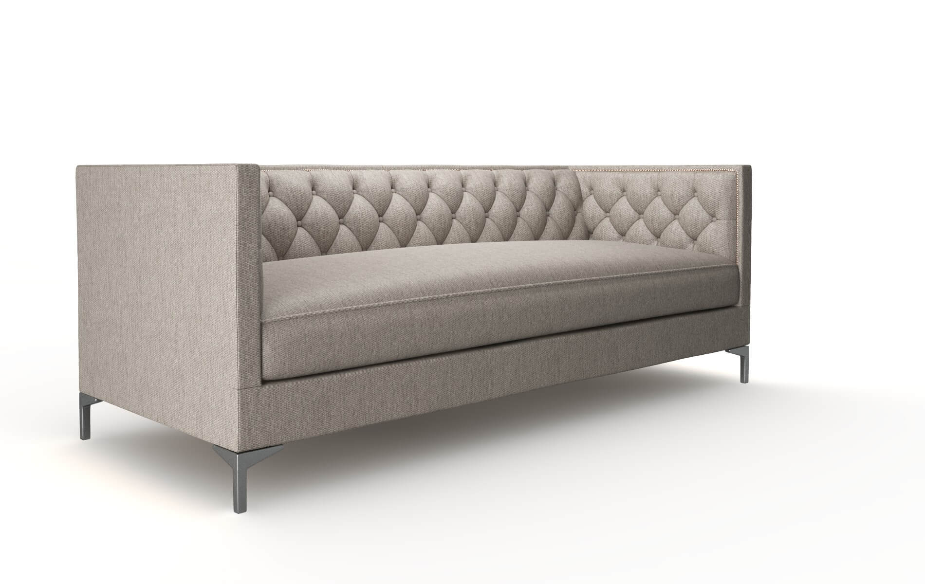 Gosford Cosmo Taupe Sofa metal legs 2