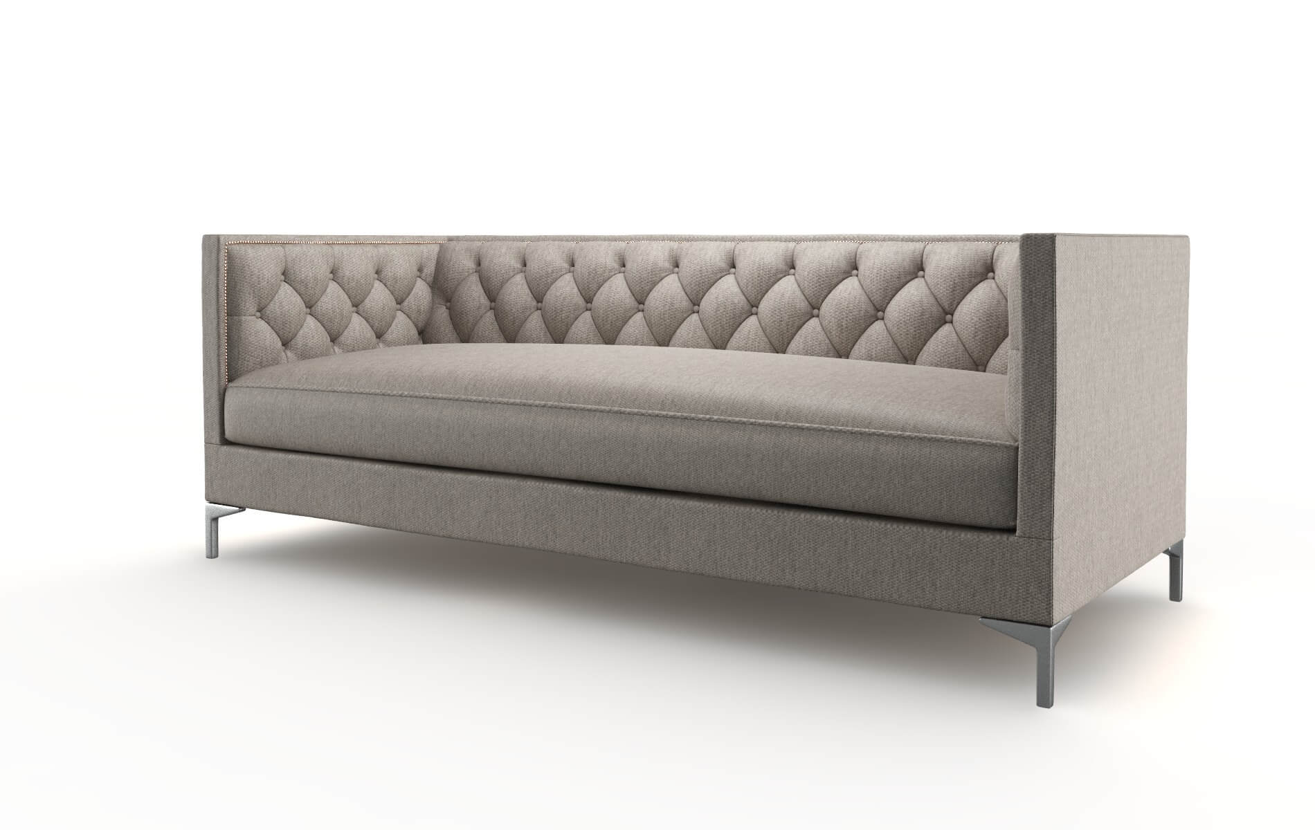 Gosford Cosmo Taupe Sofa metal legs 4