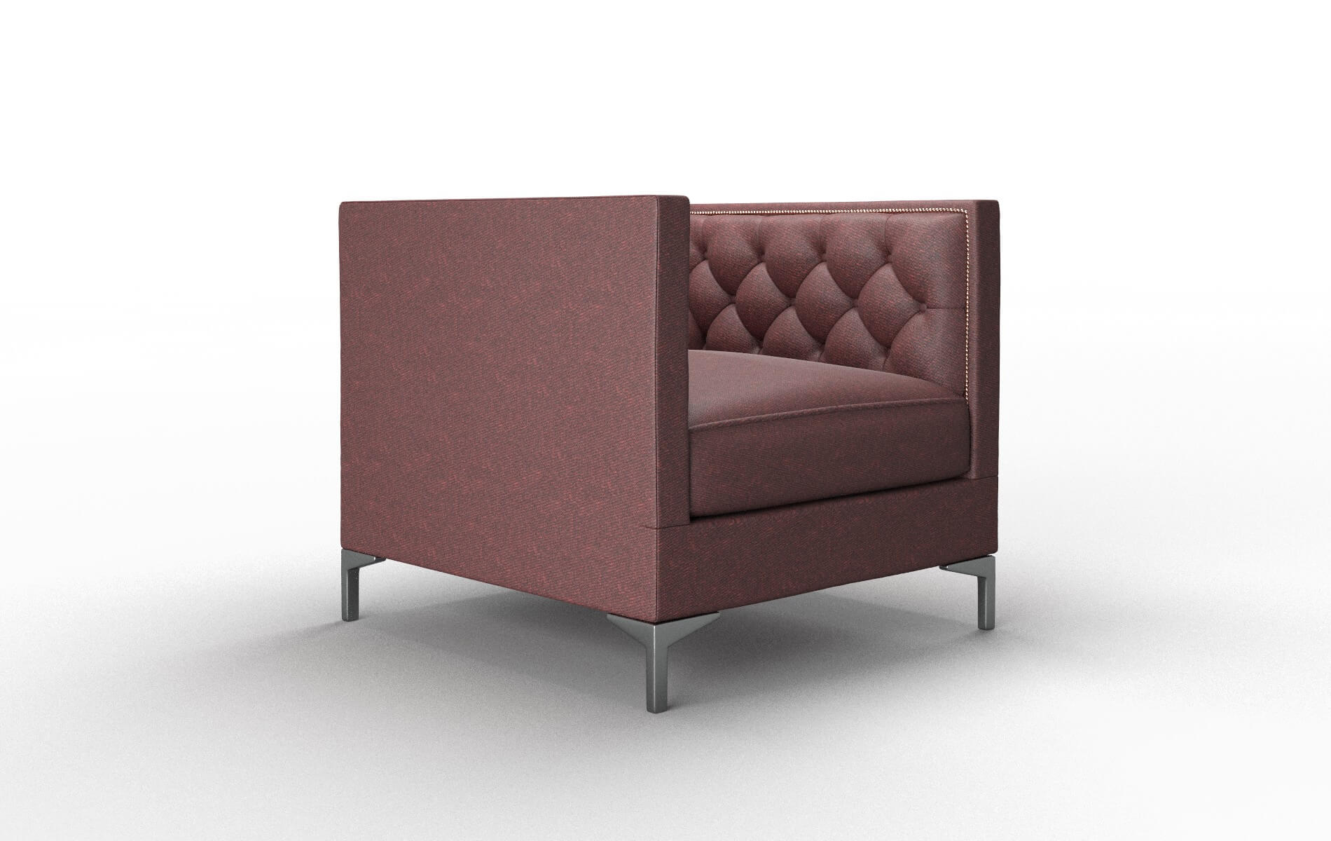 Gosford Derby Berry Chair metal legs 2