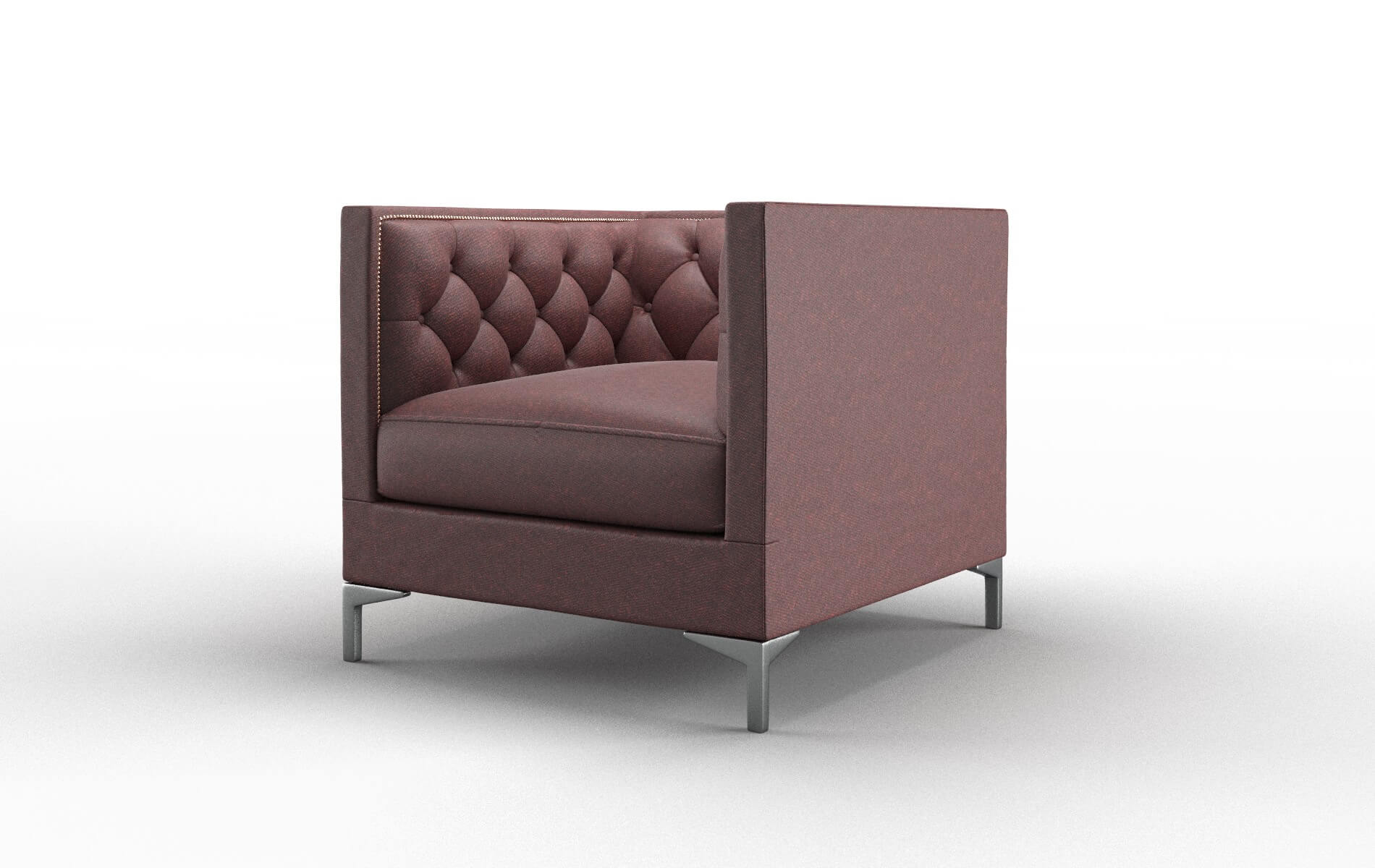 Gosford Derby Berry Chair metal legs 4