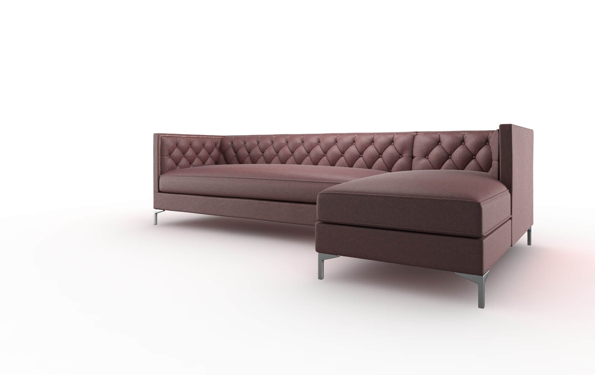 Gosford Derby Berry Panel metal legs 4