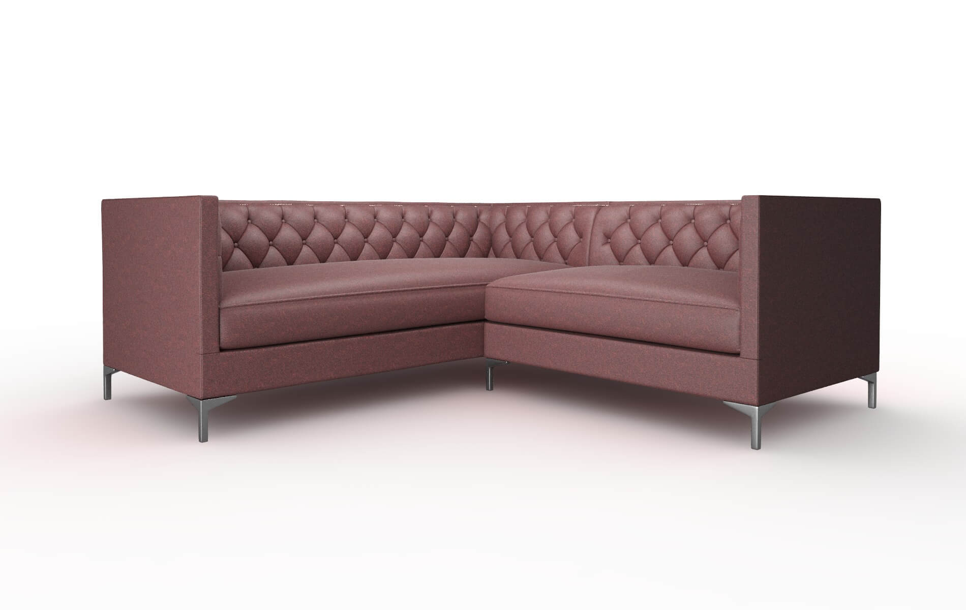 Gosford Derby Berry Sectional metal legs