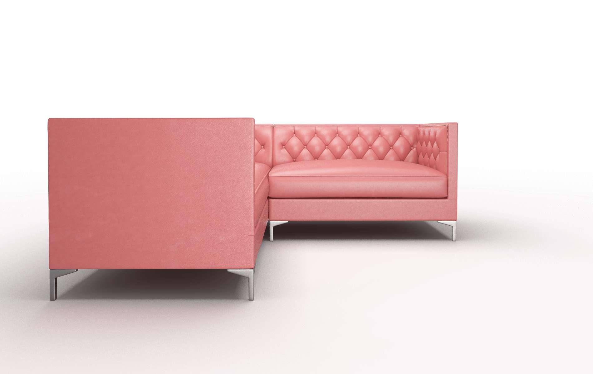 Gosford Dillion Cordovan Sectional metal legs 2