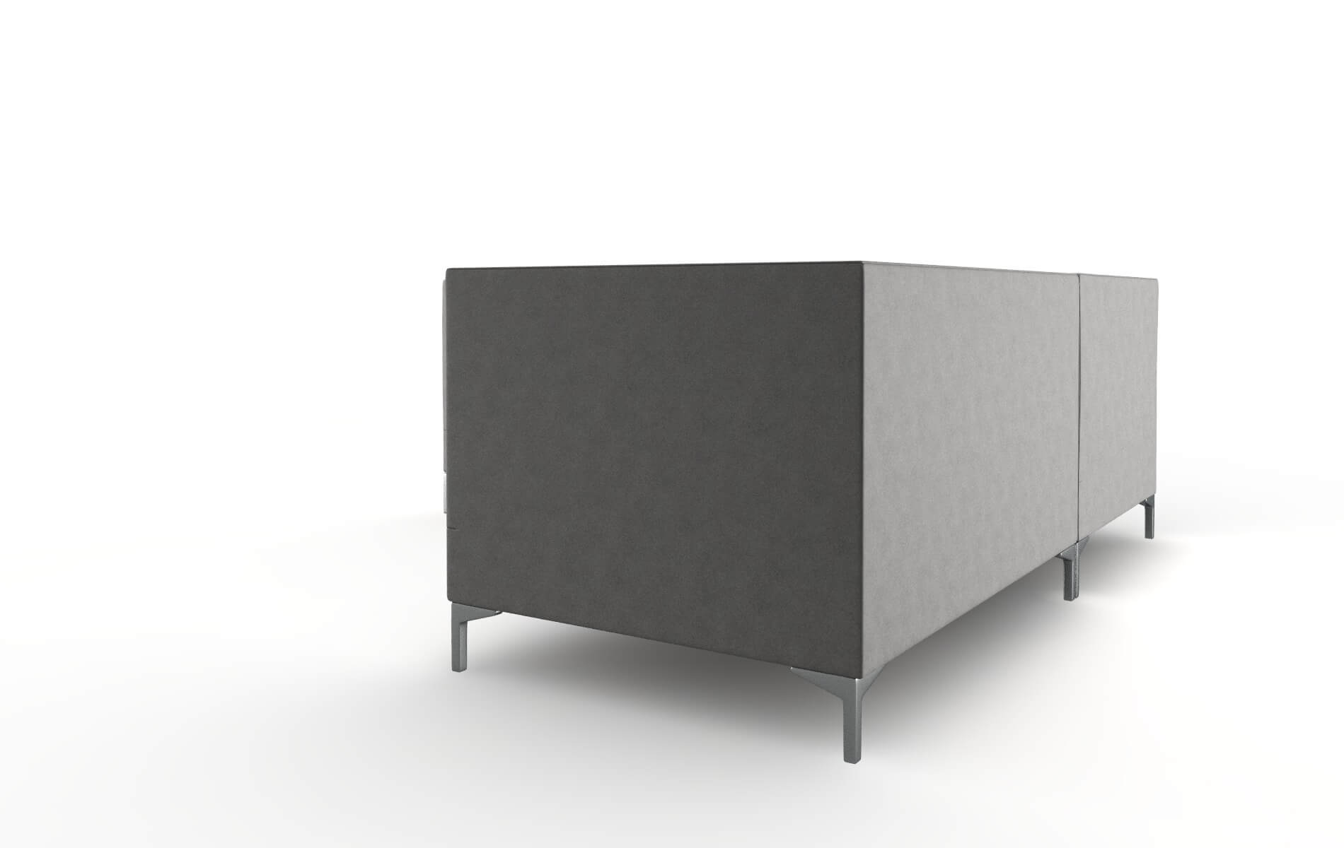 Gosford Dream_d Charcoal Sectional metal legs 4