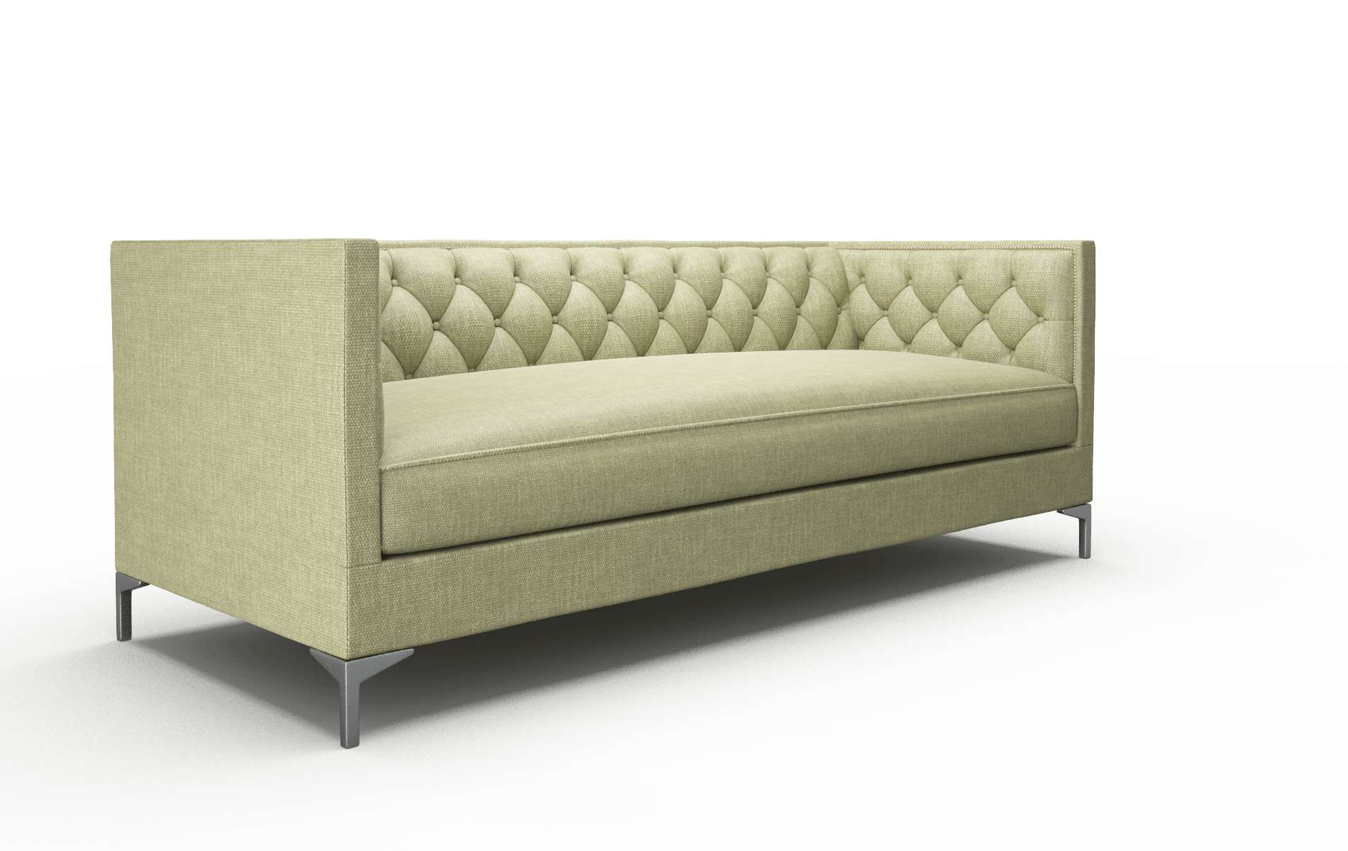 Gosford Durham Lime Sofa metal legs 2