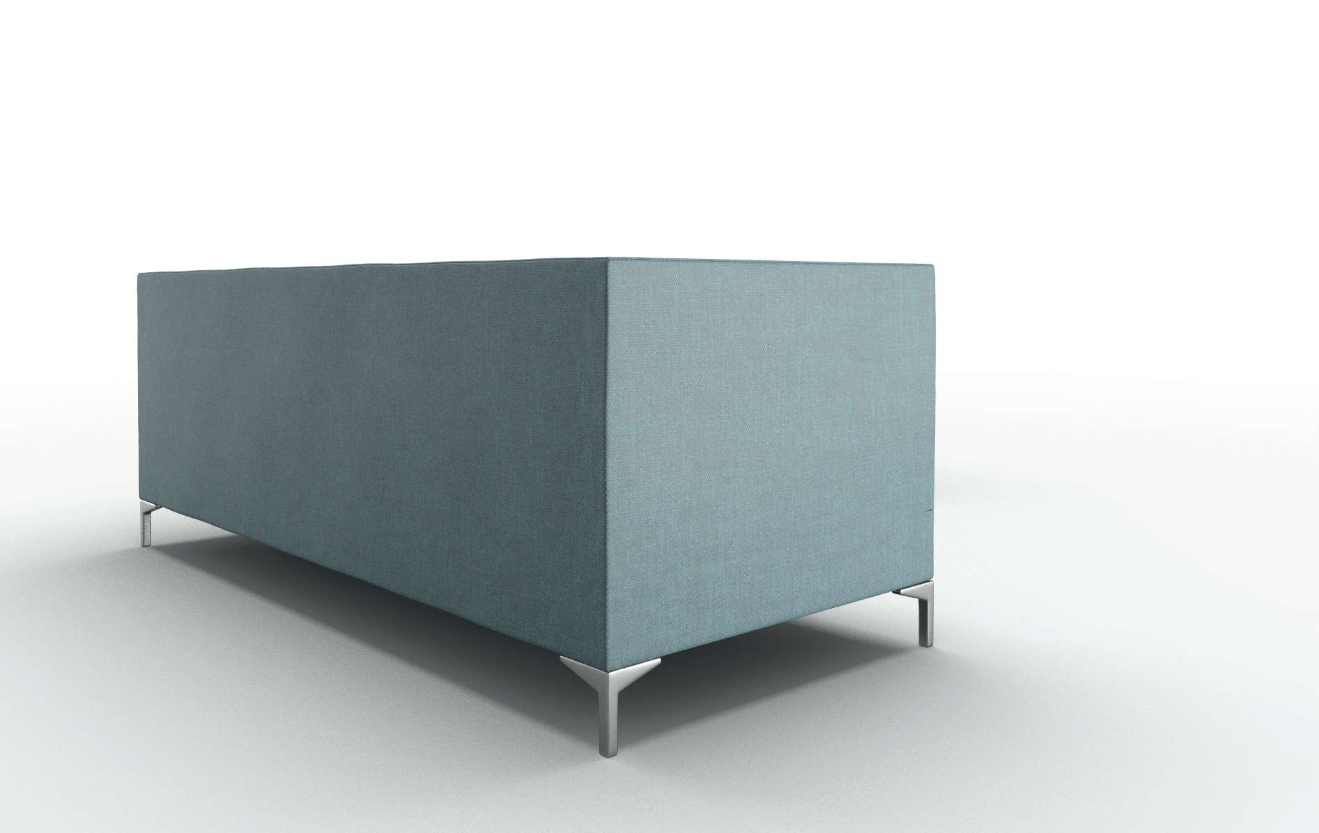 Gosford Elliot Teal Sectional metal legs 3