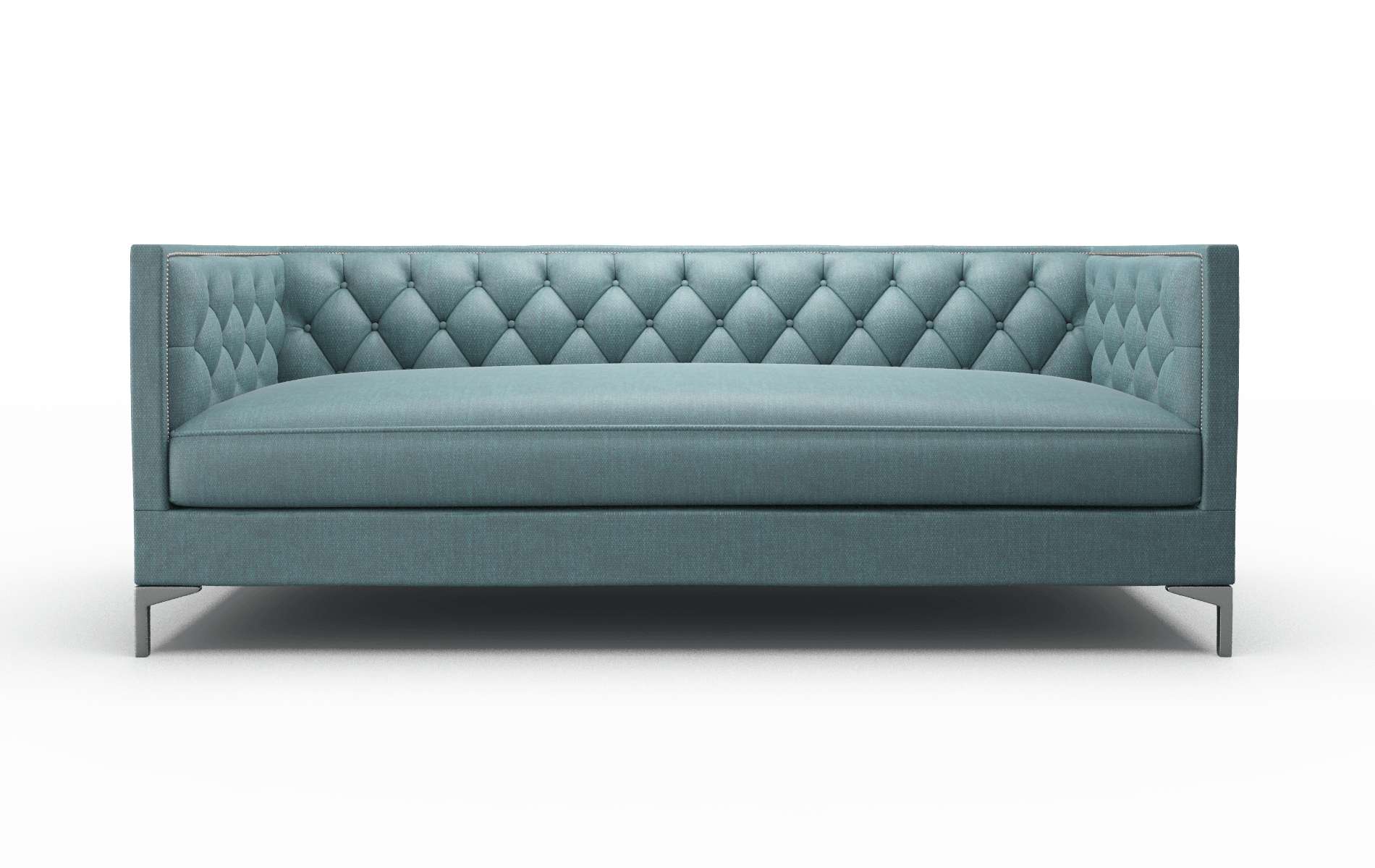 Gosford Elliot Teal Sofa metal legs 1