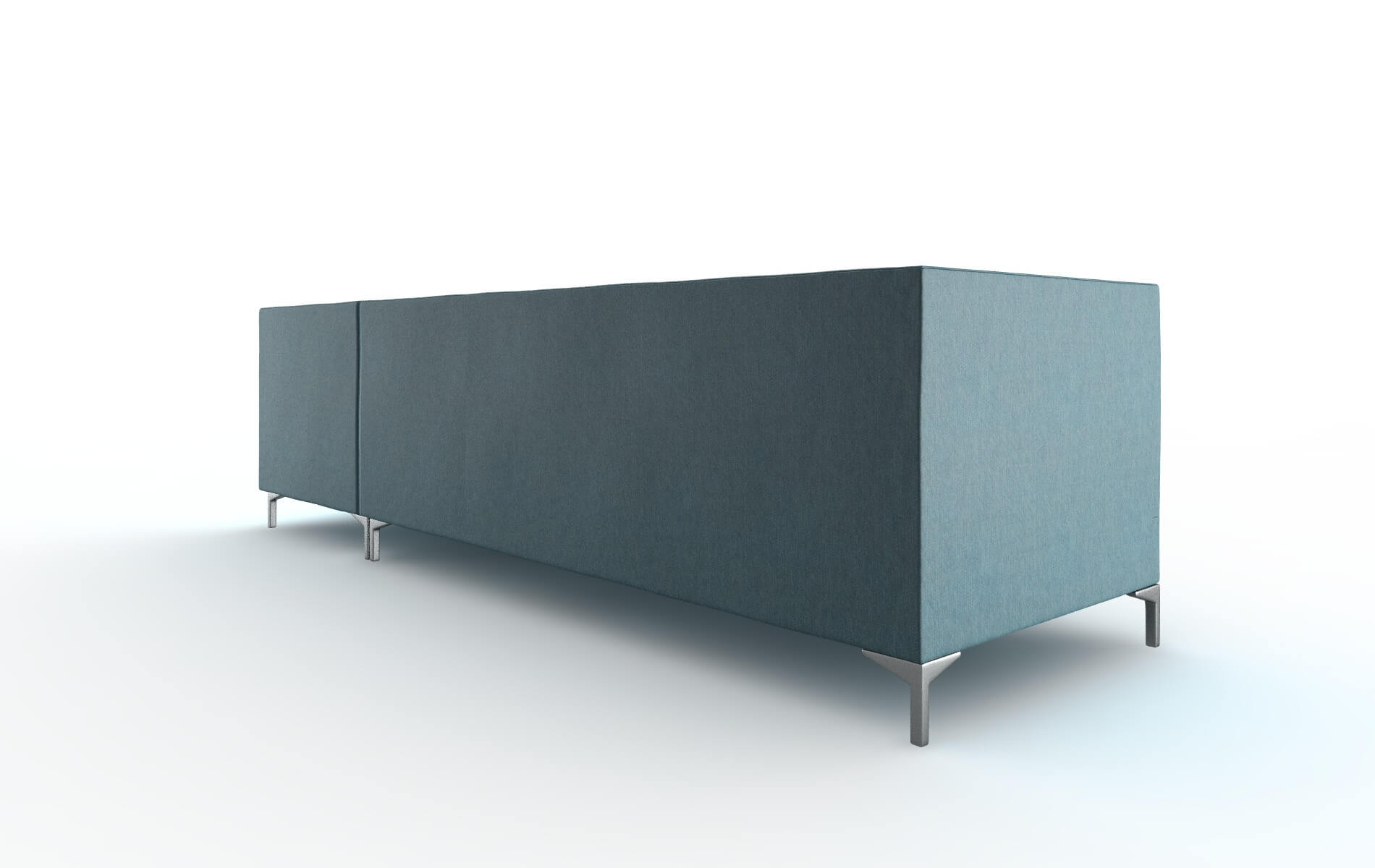 Gosford Hepburn Teal Panel metal legs 5